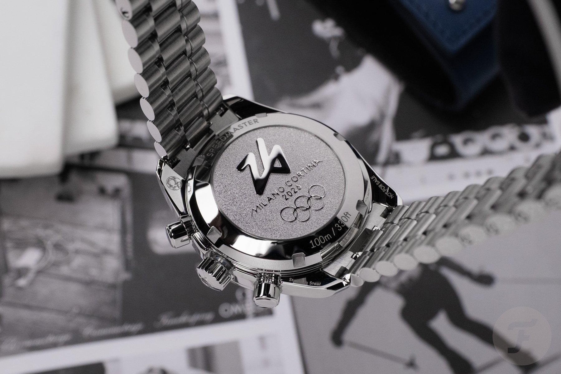 Omega Speedmaster Milano Cortina 2026 case back