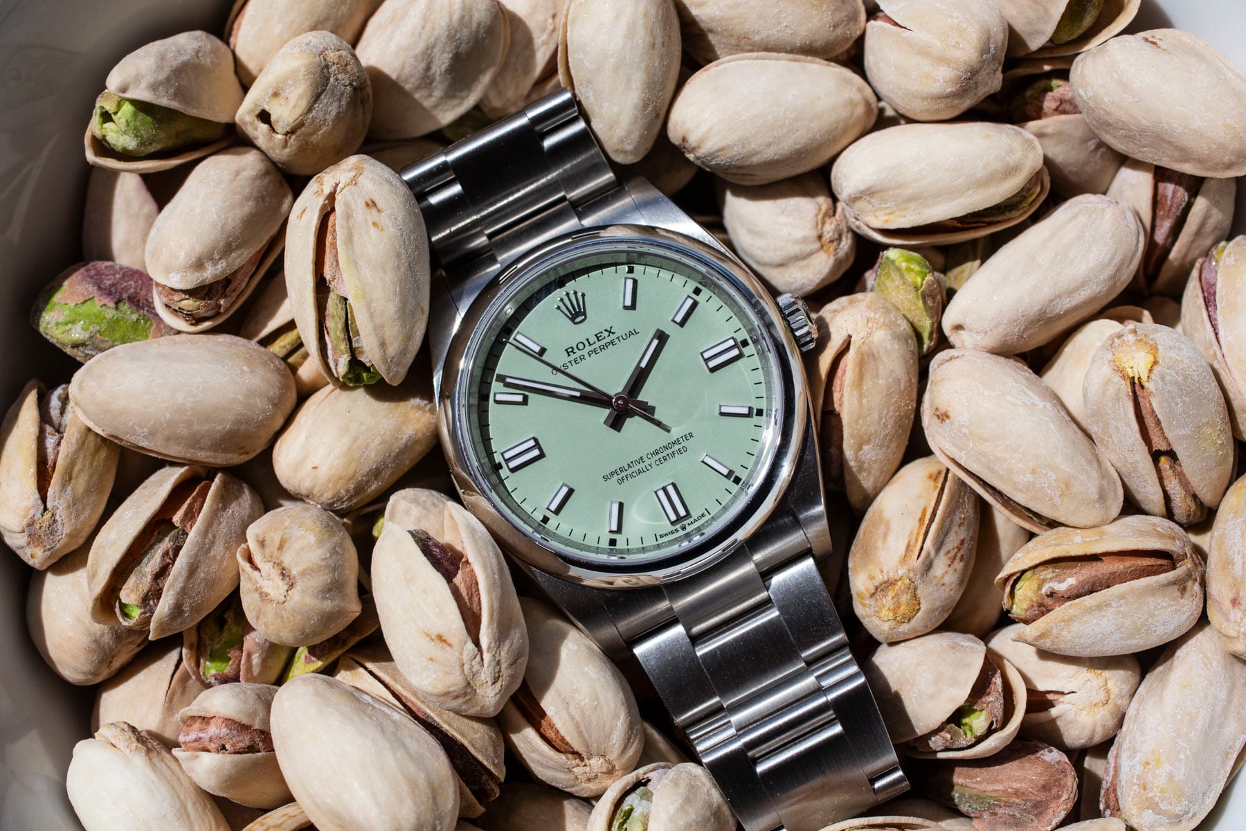 Two Weeks With The Rolex Oyster Perpetual 36 "Pistachio"