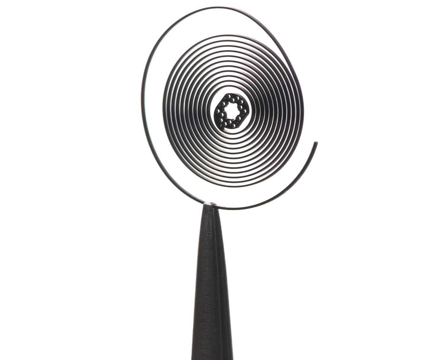 TAG Heuer's TH-Carbonspring held in tweezers