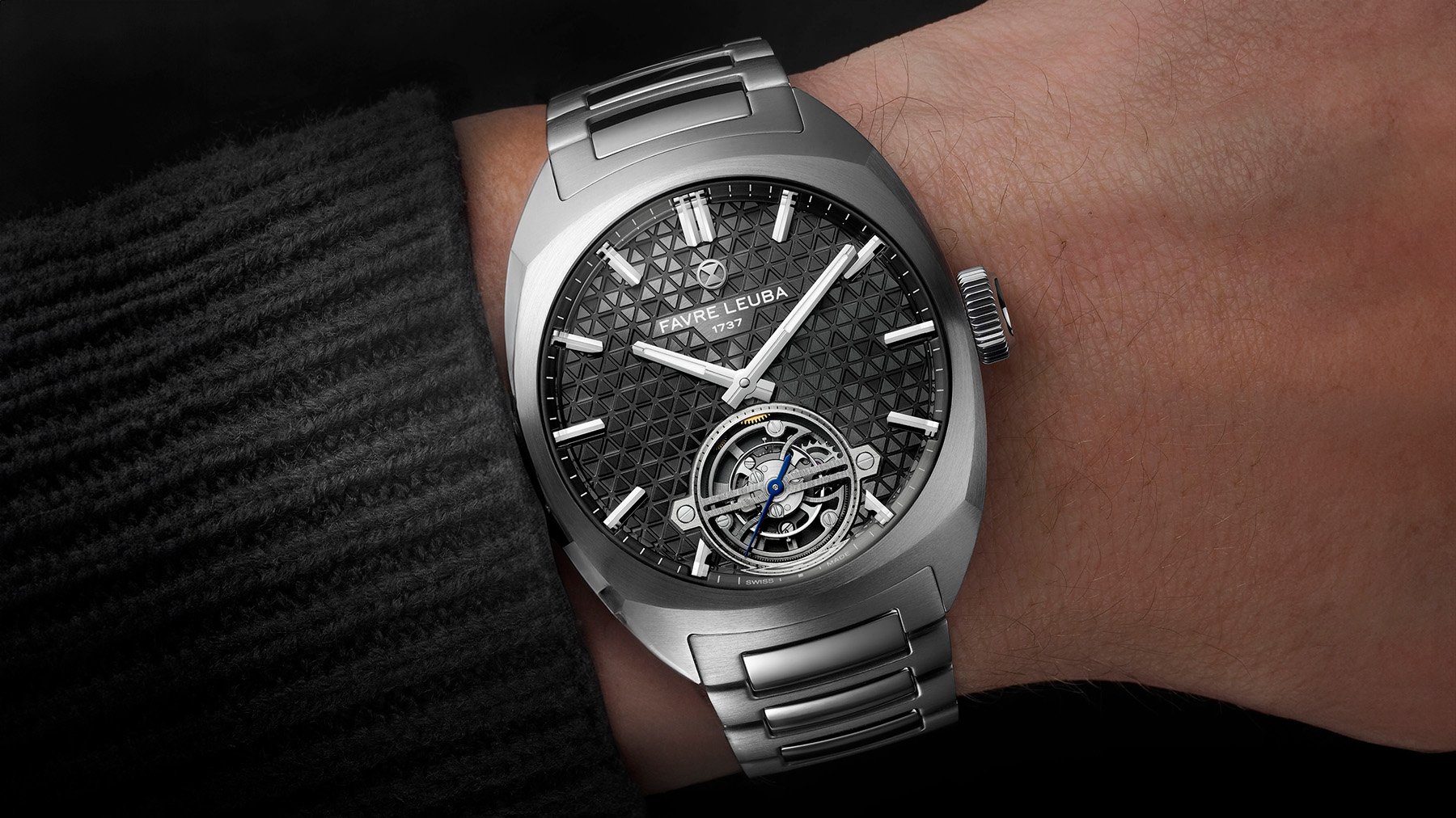 Favre Leuba Chief Tourbillon wrist shot