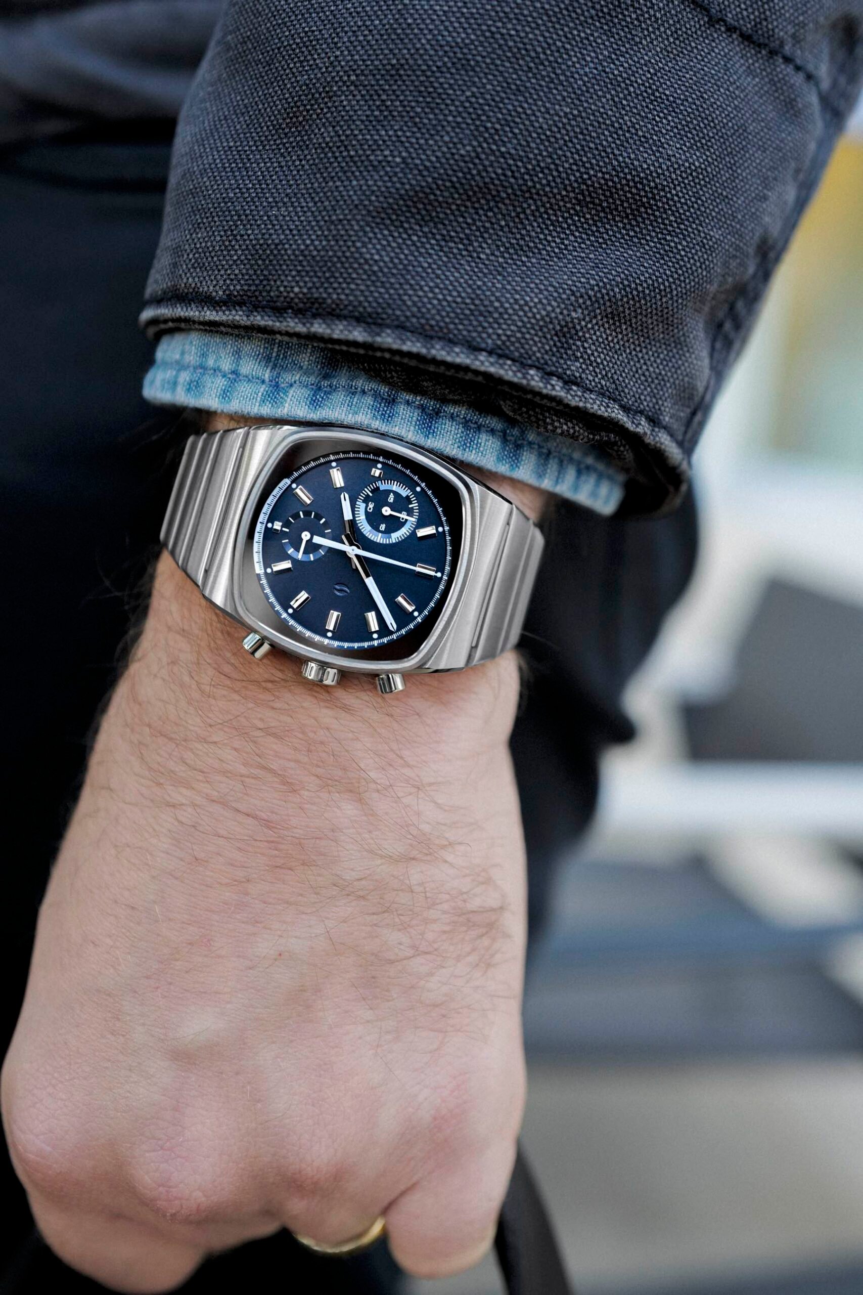 Brew Metric Teddy Baldassarre edition on wrist