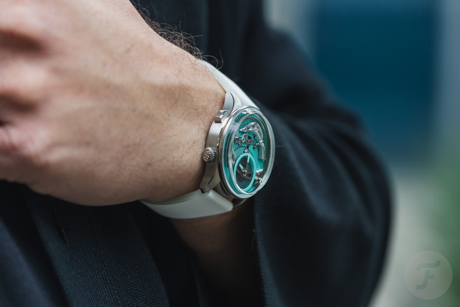 Christopher Ward C1 Bel Canto Lumière profile on wrist