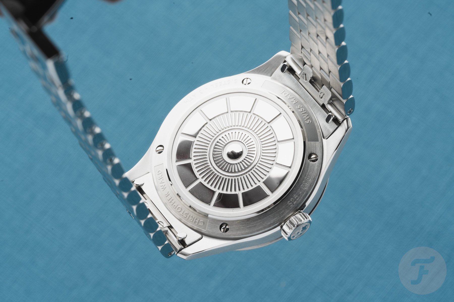 Christopher Ward C1 Jump Hour Mk V case back