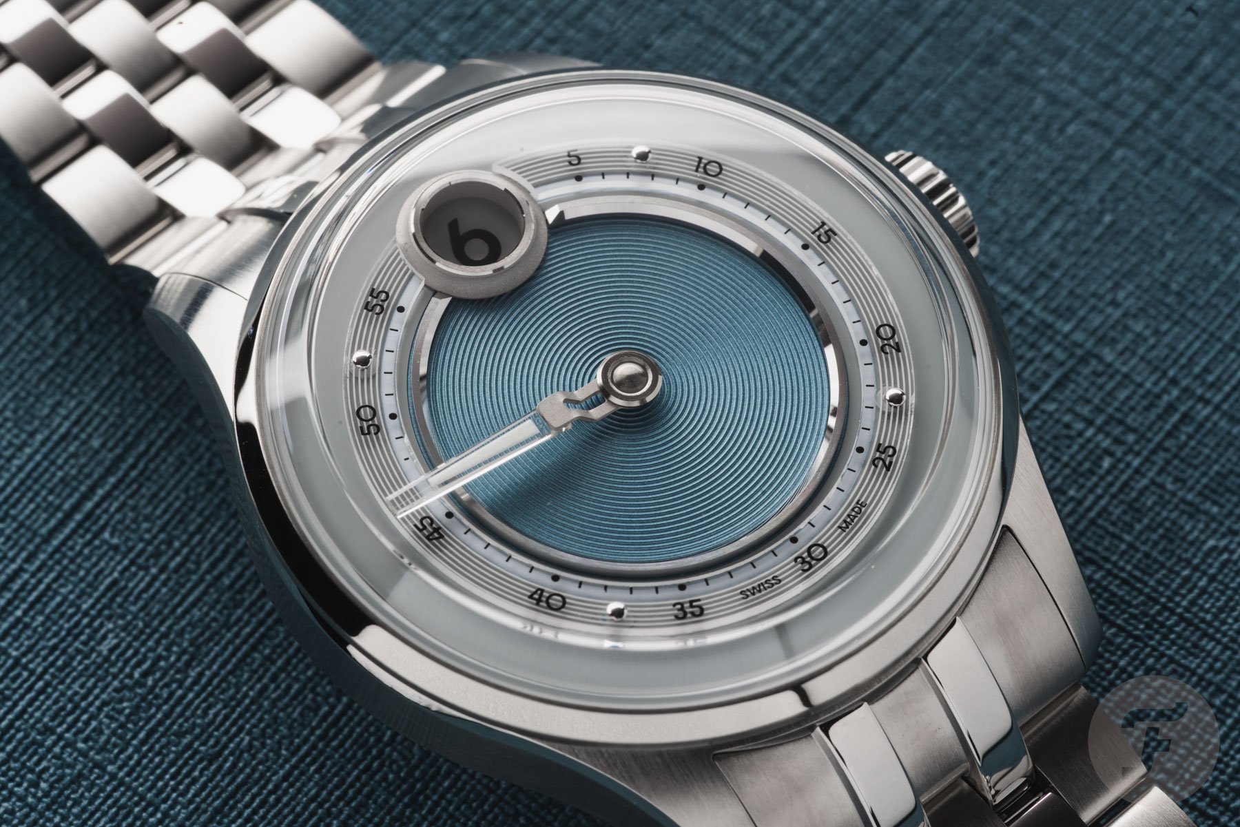 Christopher Ward C1 Jump Hour Mk V up close