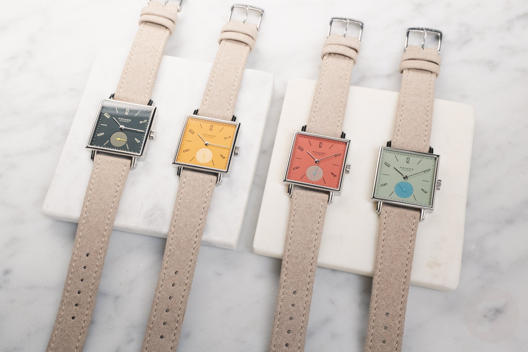 Spending Time With The New Quartet Of Nomos Tetra Origins Watches