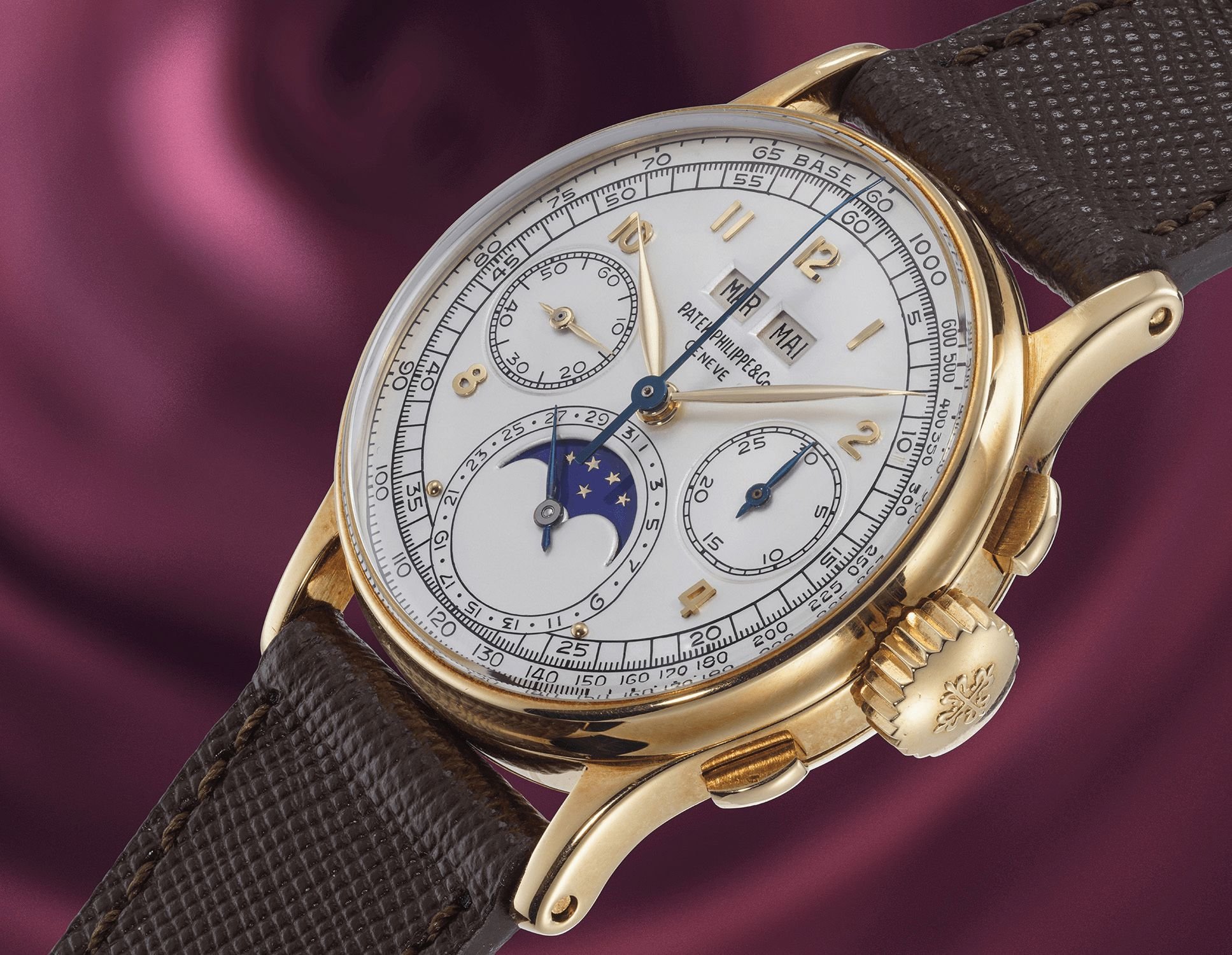 Patek Philippe ref. 1518 in yellow gold