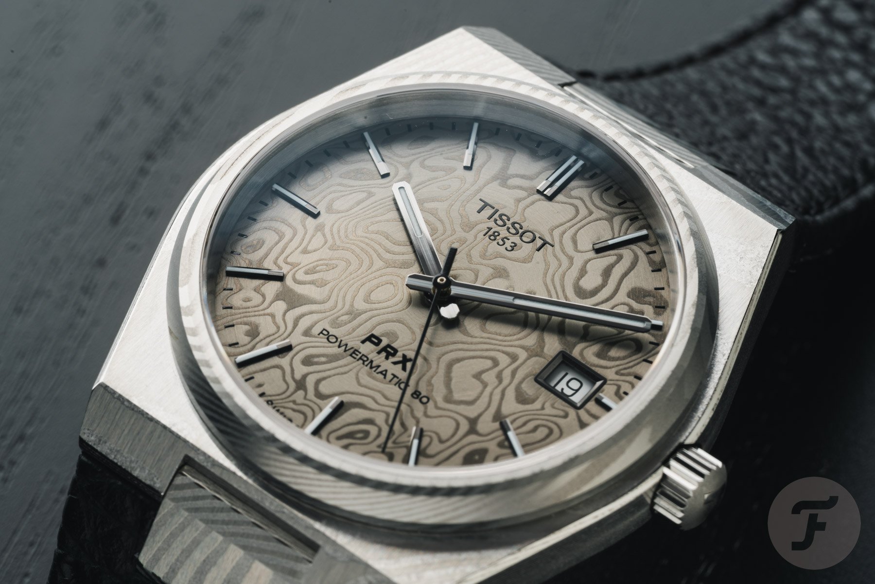 Tissot PRX Damascus Steel 38mm