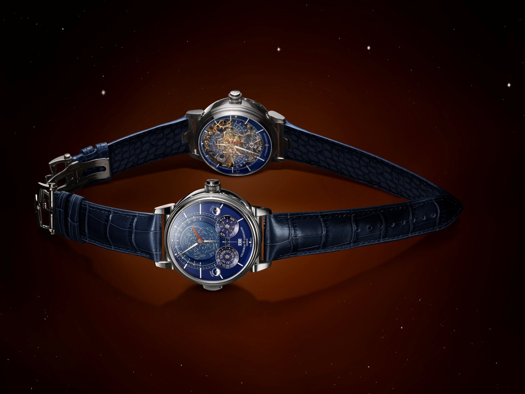 Two sides of the Vacheron Constantin Cosmica Duo – Grand Complication