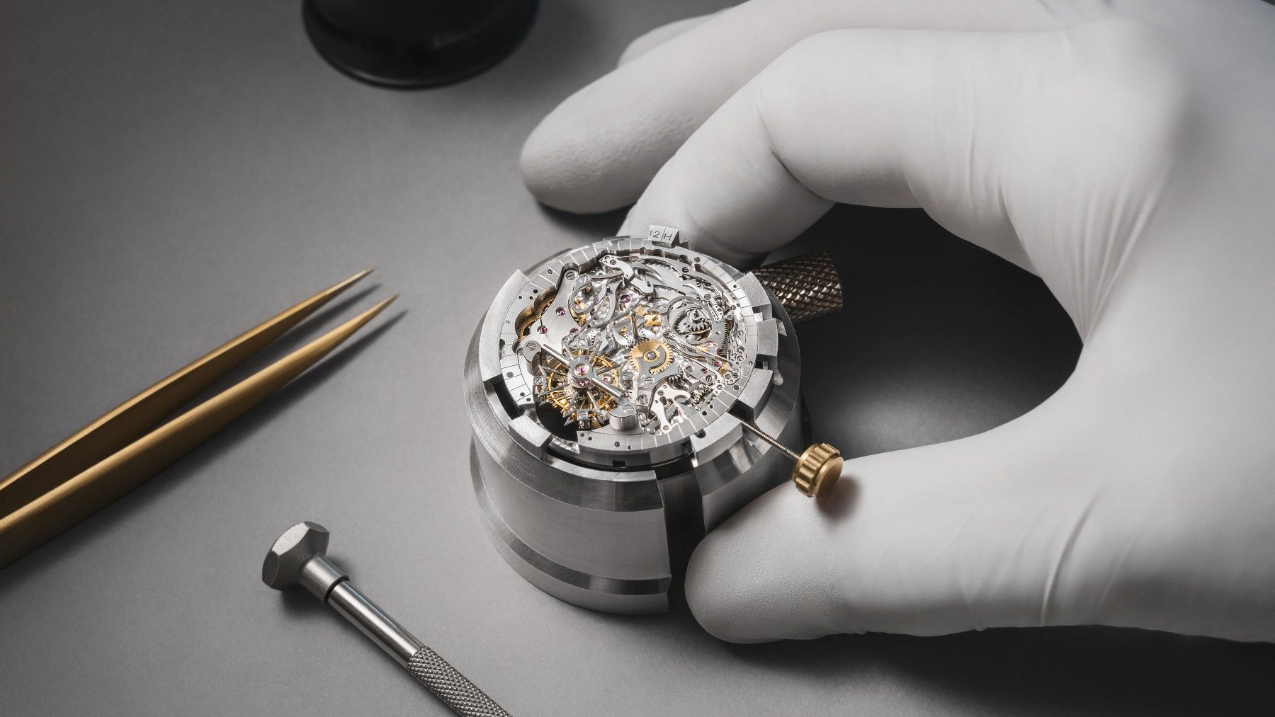 Movement inside the Vacheron Constantin Les Cabinotiers Grande Complication High Jewellery – Moon Dust