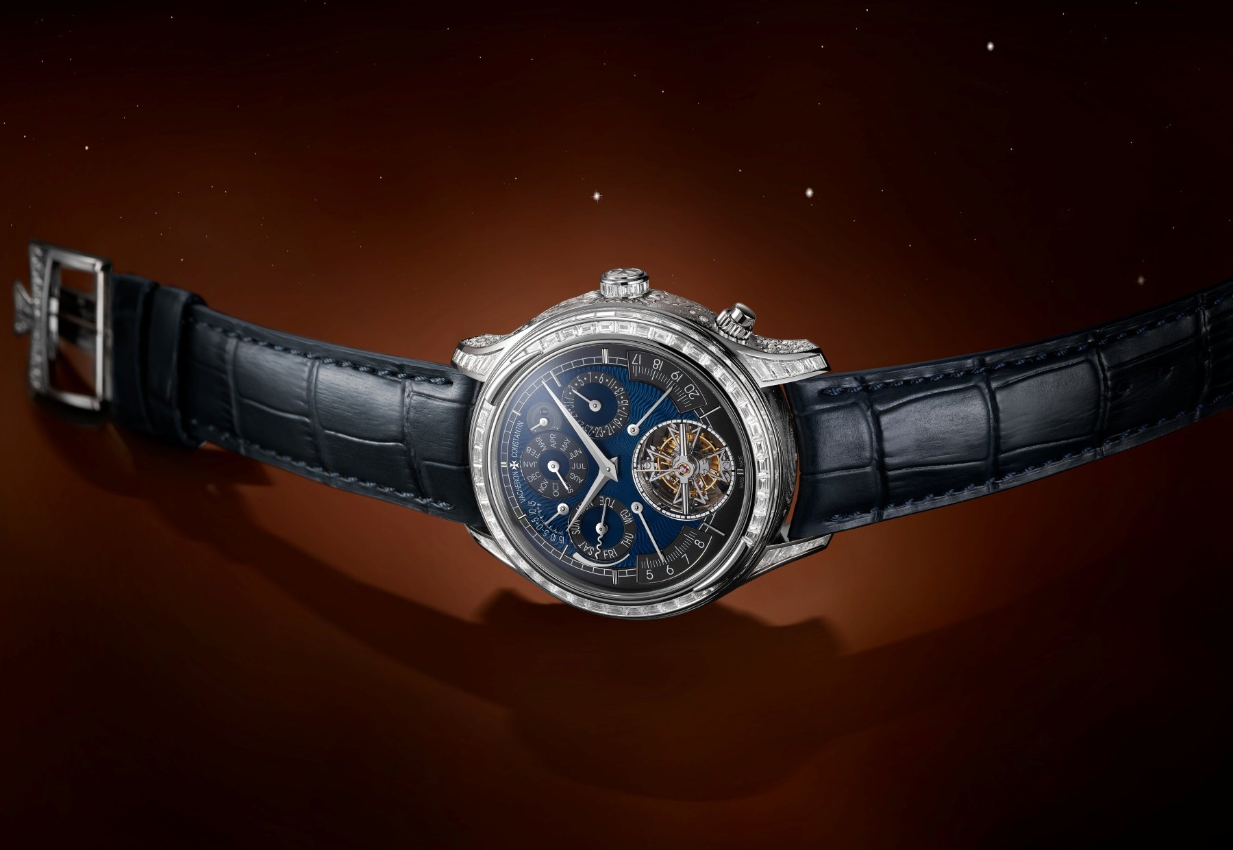 Vacheron Constantin Les Cabinotiers Grande Complication High Jewellery – Moon Dust lying on its side
