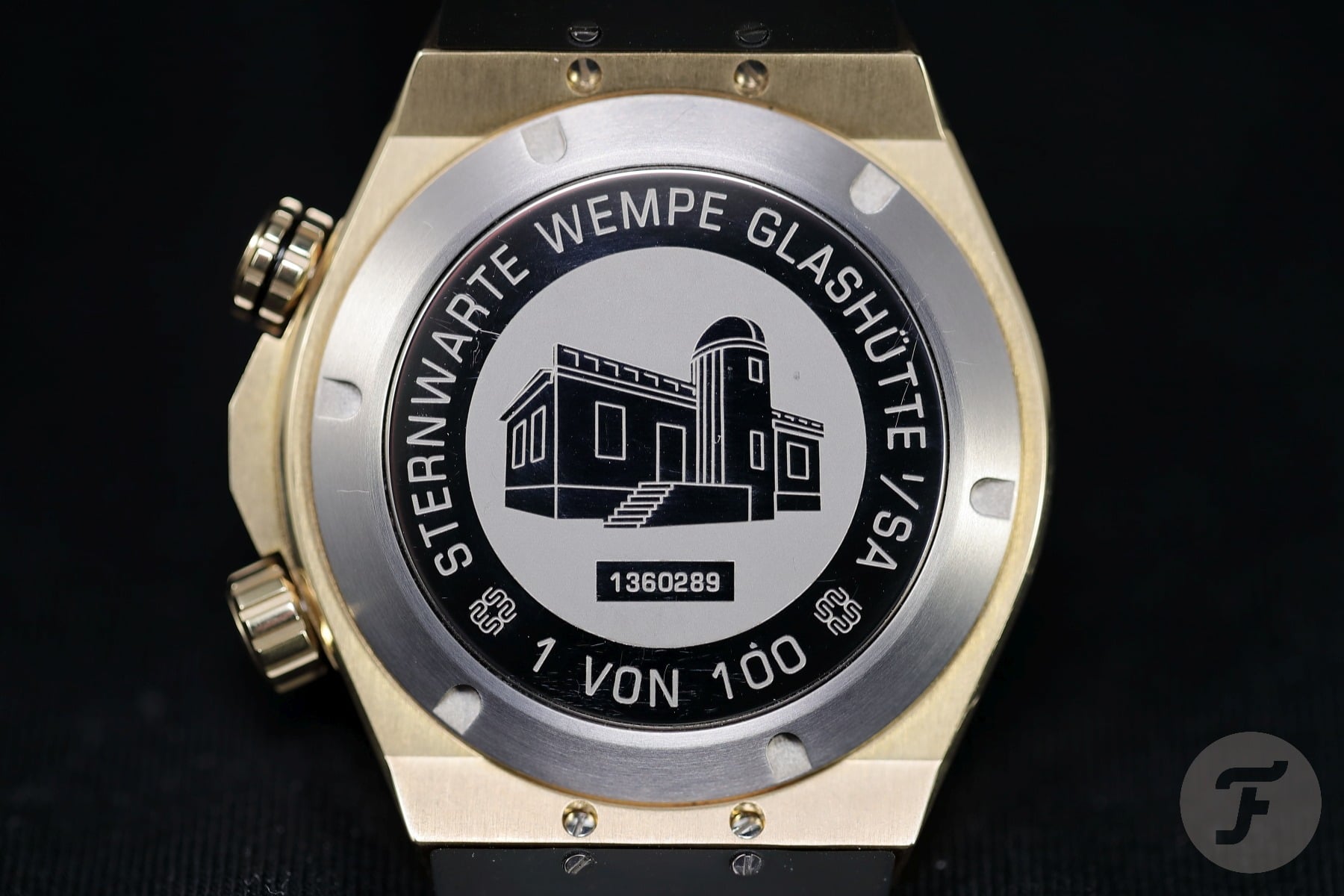 Wempe Iron Walker Diver Bronze back