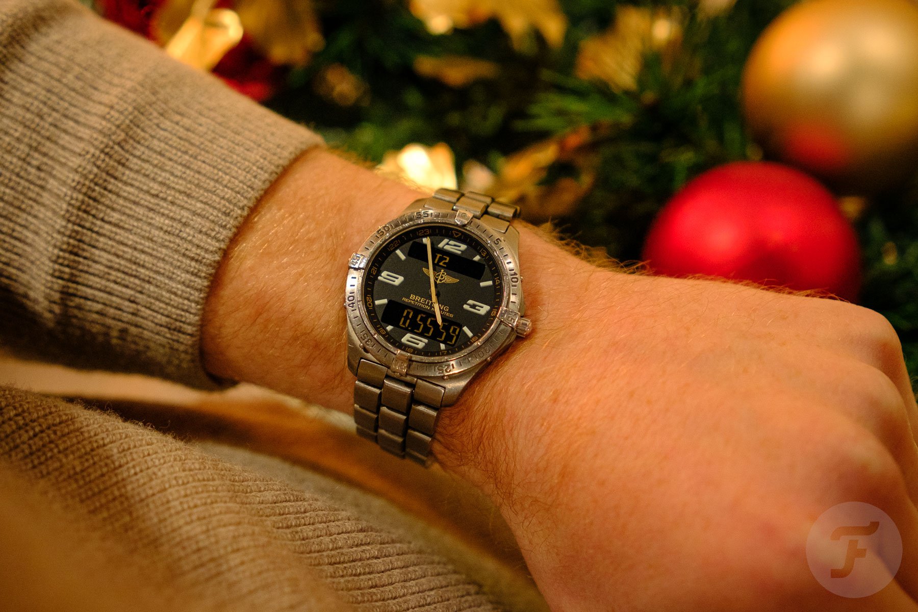Breitling Aerospace wrist shot