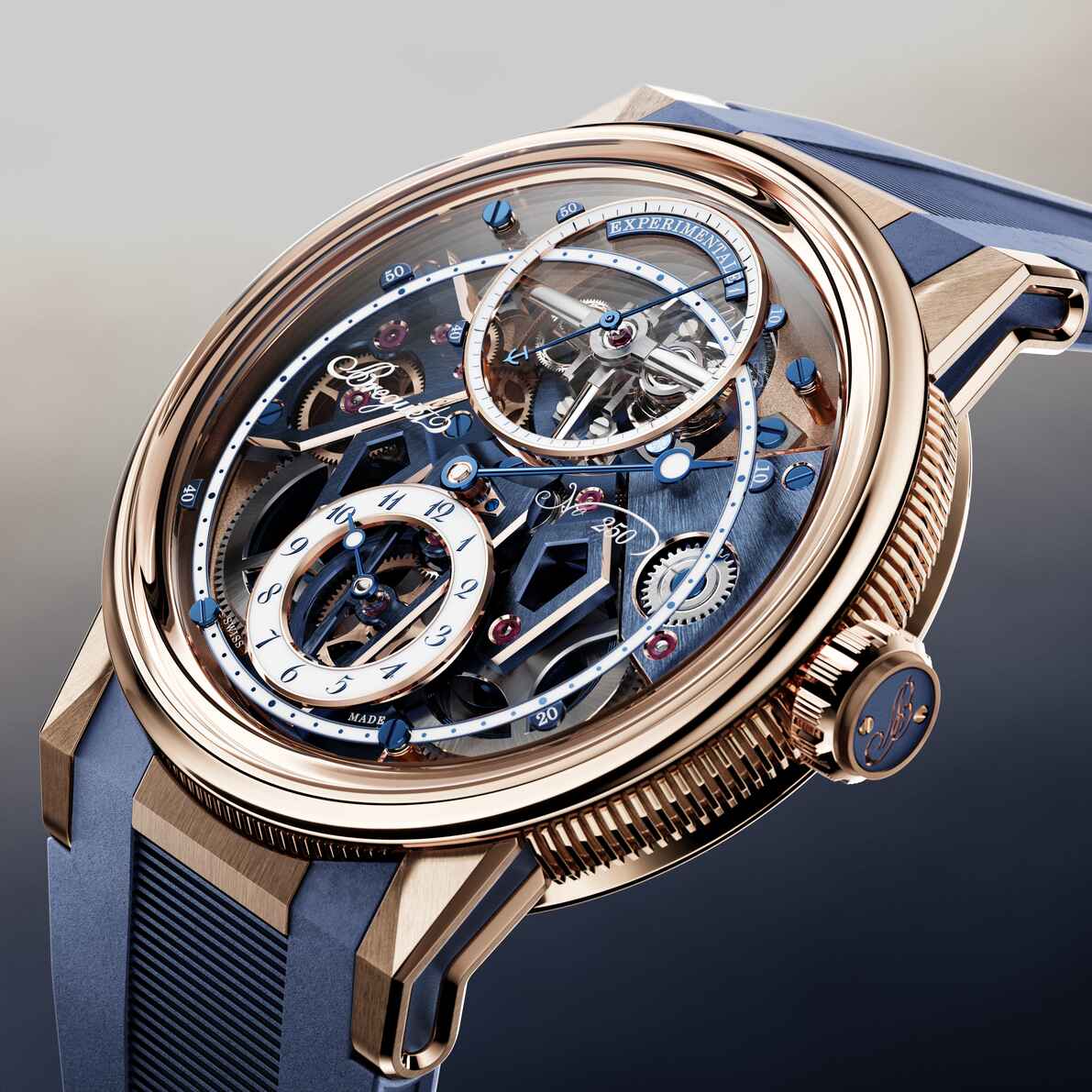 Breguet Expérimentale featuring the first contact-free escapement