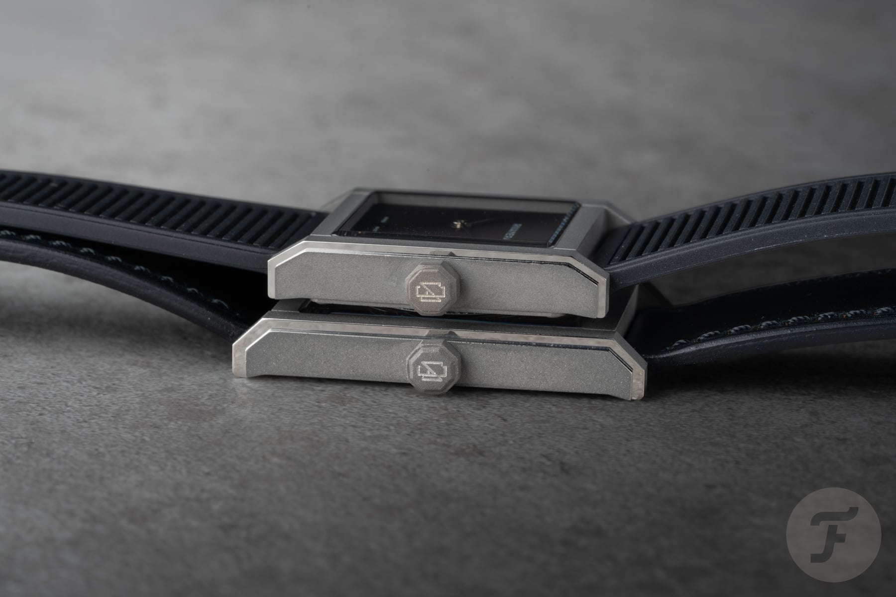 Echo/Neutra Rivanera Piccolo stacked on top of standard Rivanera