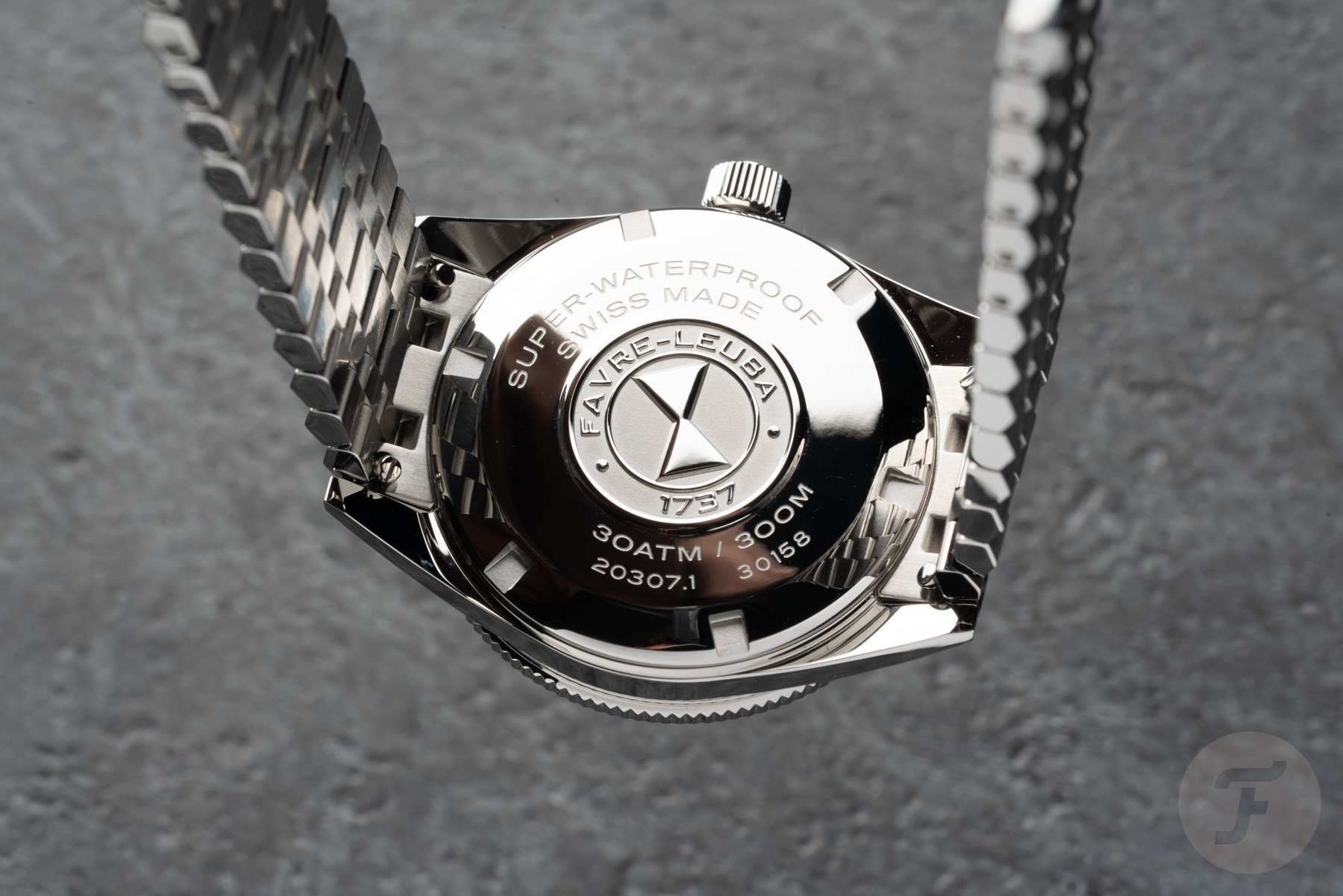 Favre Leuba Deep Raider Revival case back