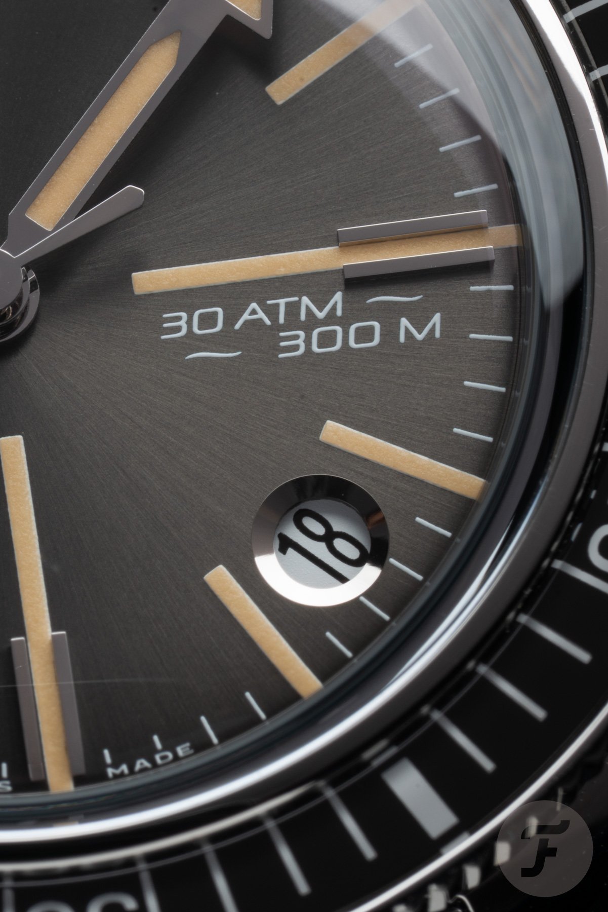 Favre Leuba Deep Raider Revival dial macro