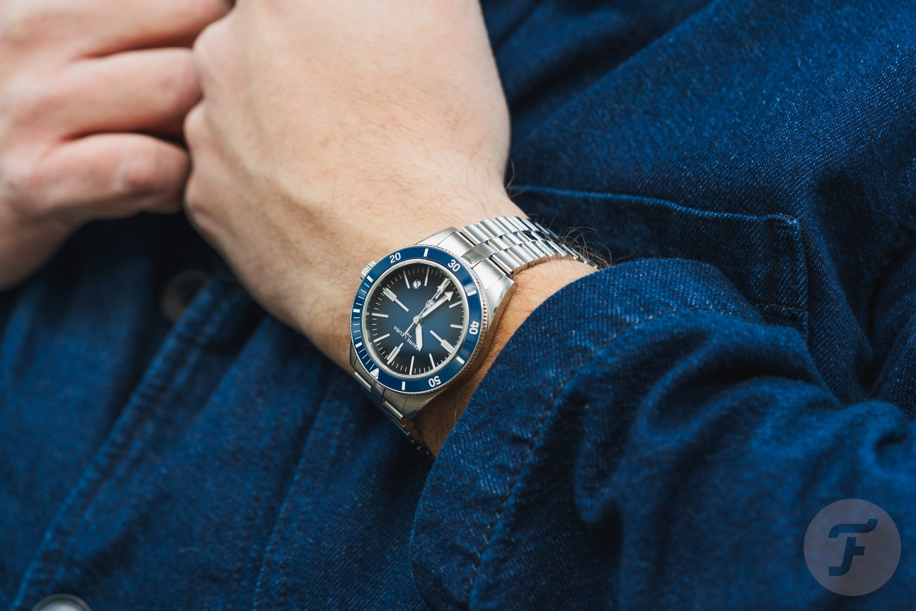 Favre Leuba Deep Raider Renaissance on wrist