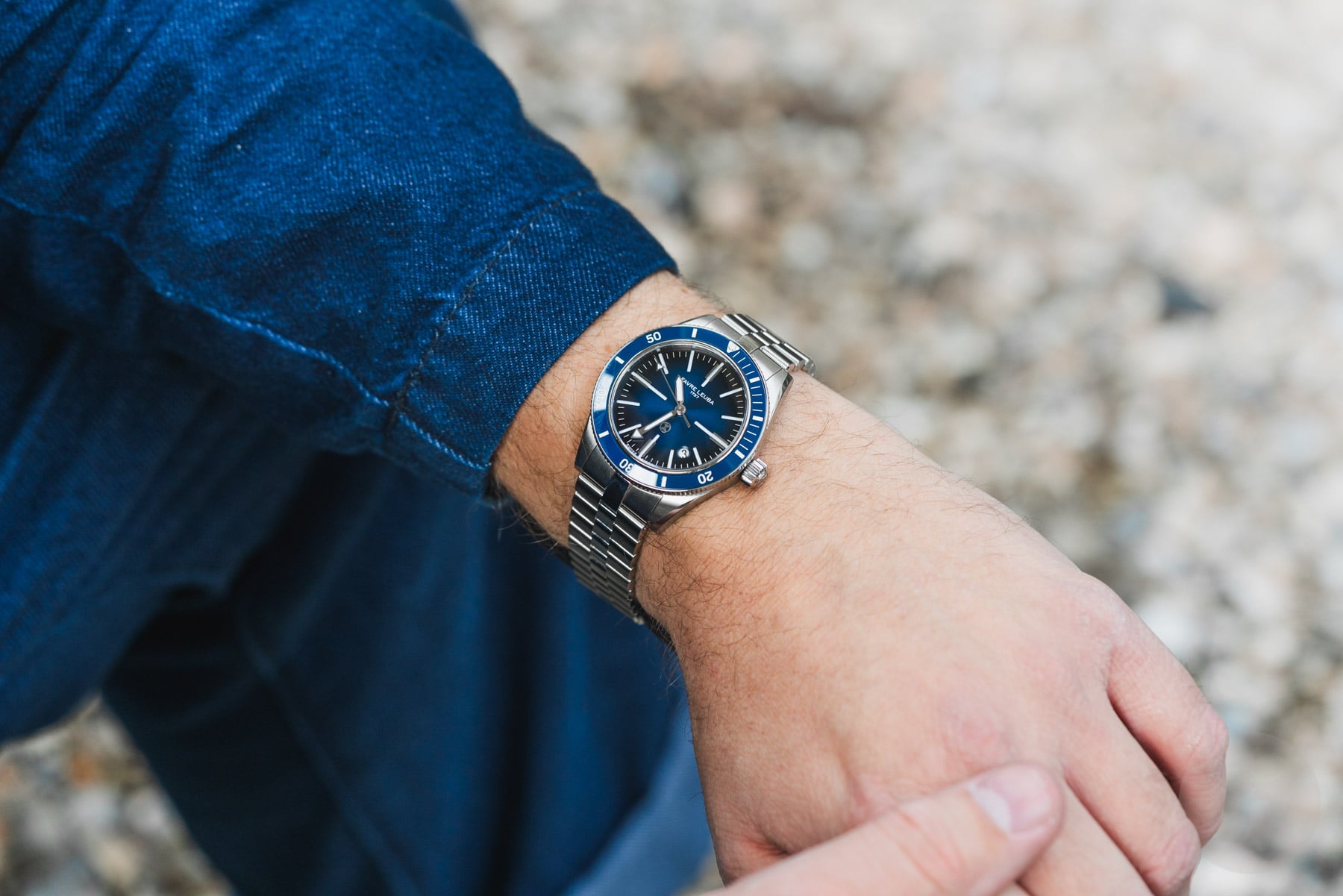 Favre Leuba Deep Raider Renaissance on wrist