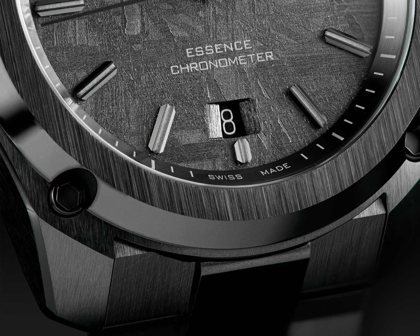 Formex Essence Ceramica Automatic COSC "Dark Matter" 41mm dial macro