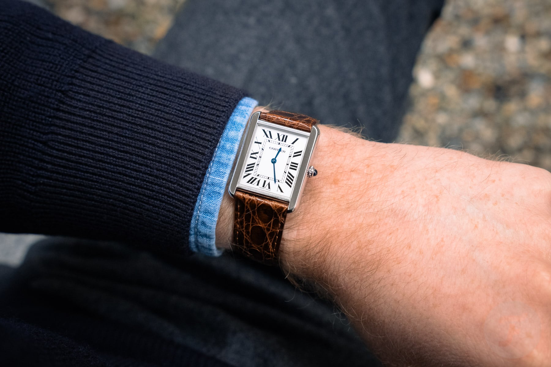 Cartier Tank Solo wrist shot