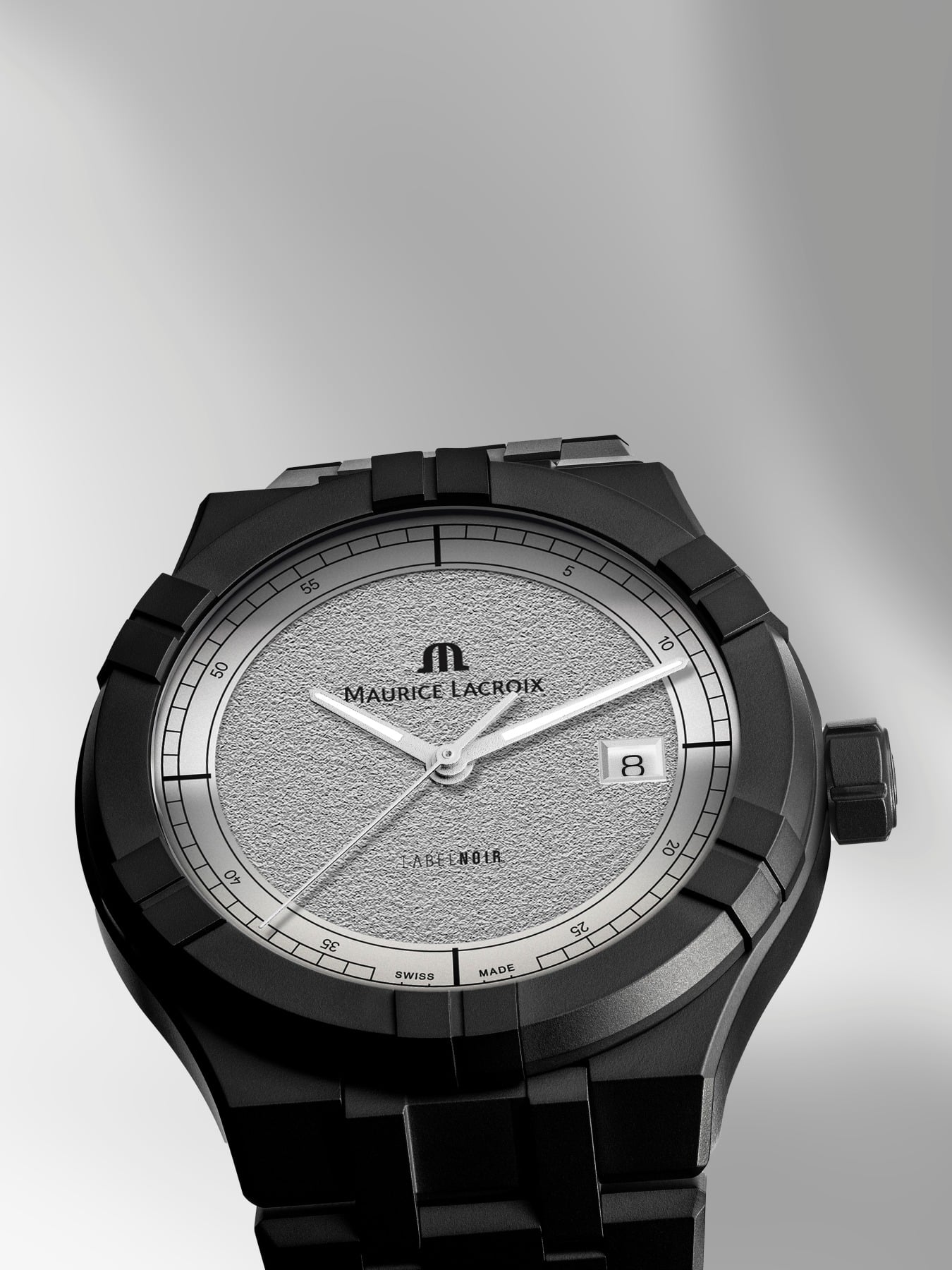 Bespoke Maurice Lacroix Aikon with a silver dial