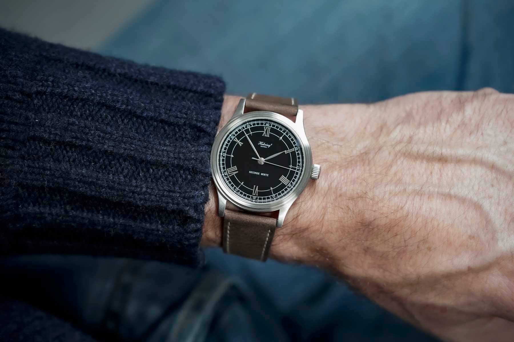 Monochrome × Habring² Montre de Souscription 4 Seconde Morte wrist shot