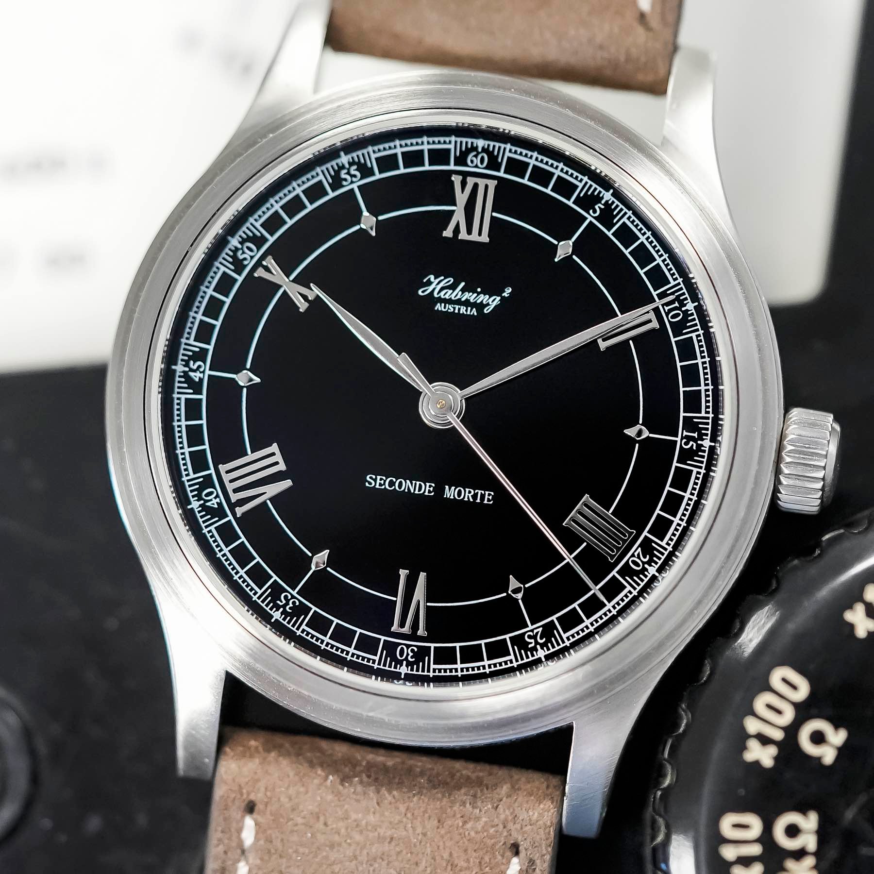 Monochrome × Habring² Montre de Souscription 4 Seconde Morte dial