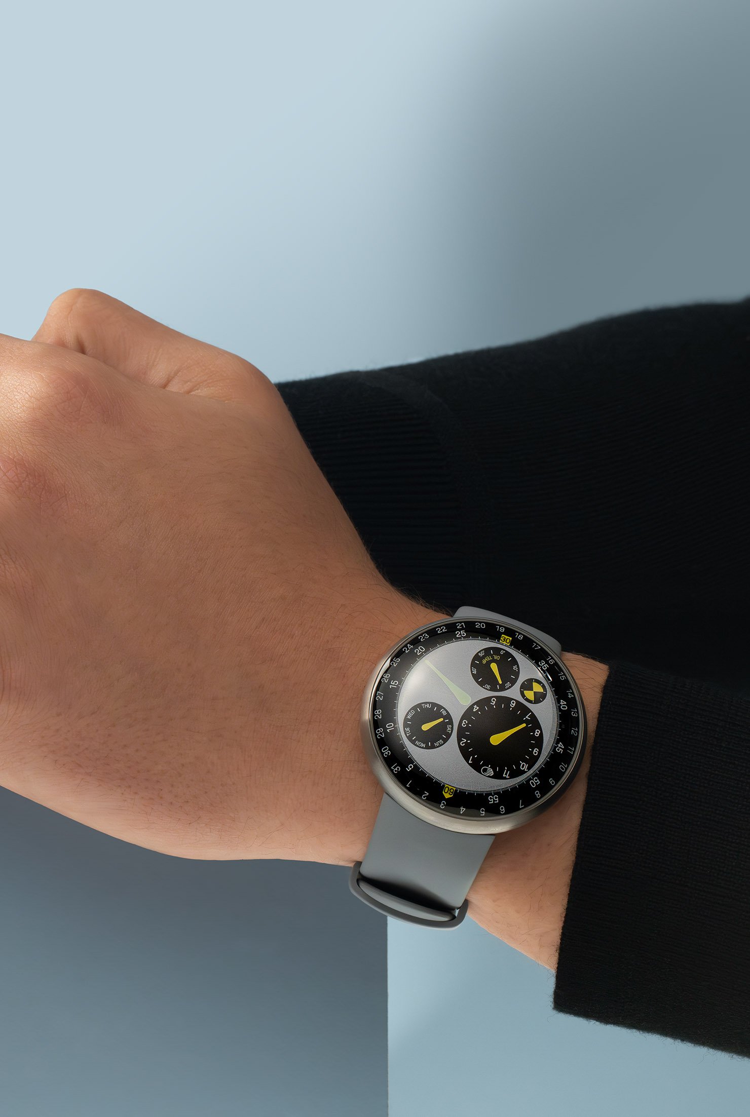 Ressence Type 3 Marc Newson on wrist