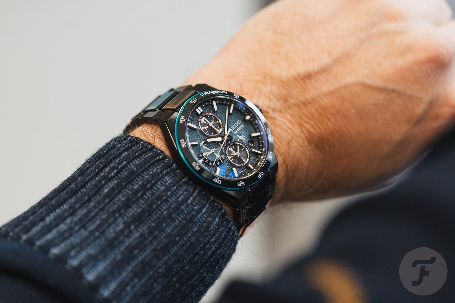 Seiko Astron SSH187 wrist shot