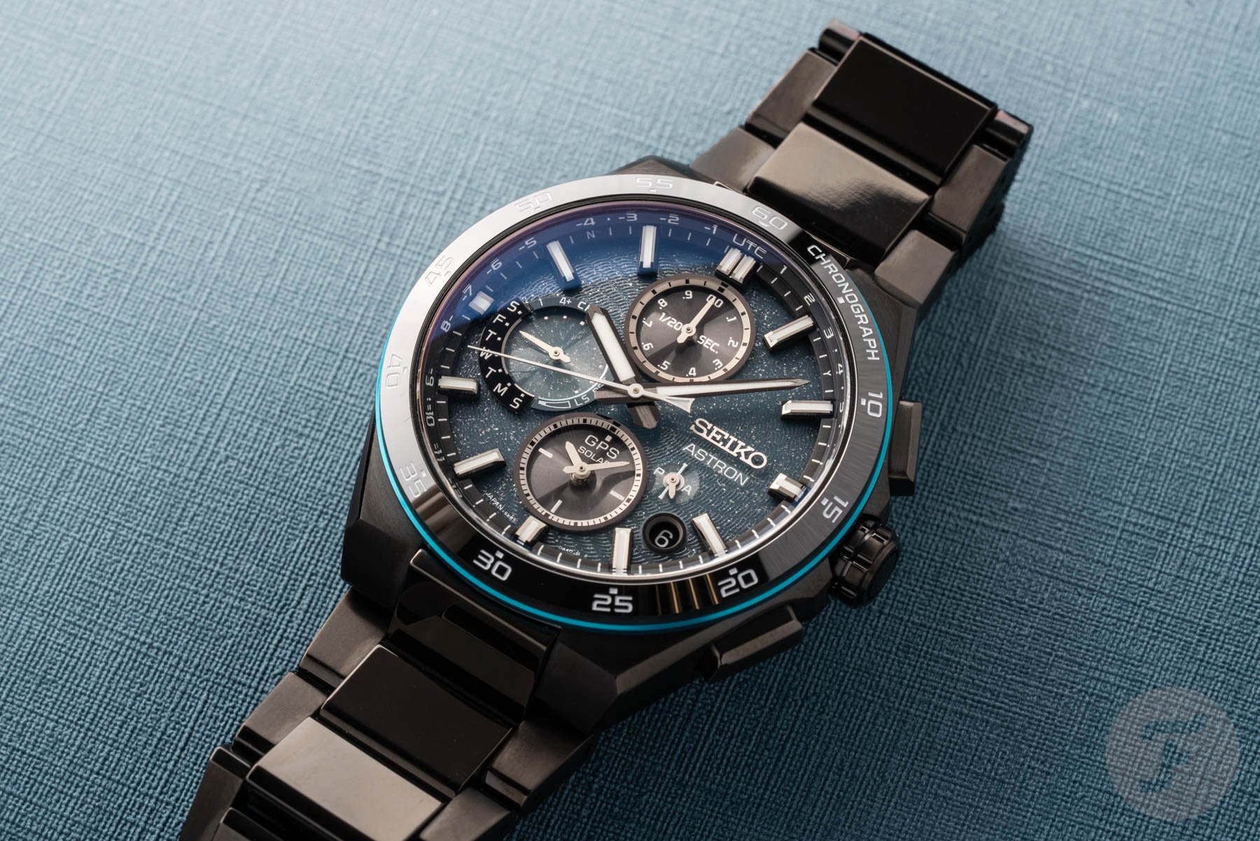 Seiko Astron SSH187 flat-lay