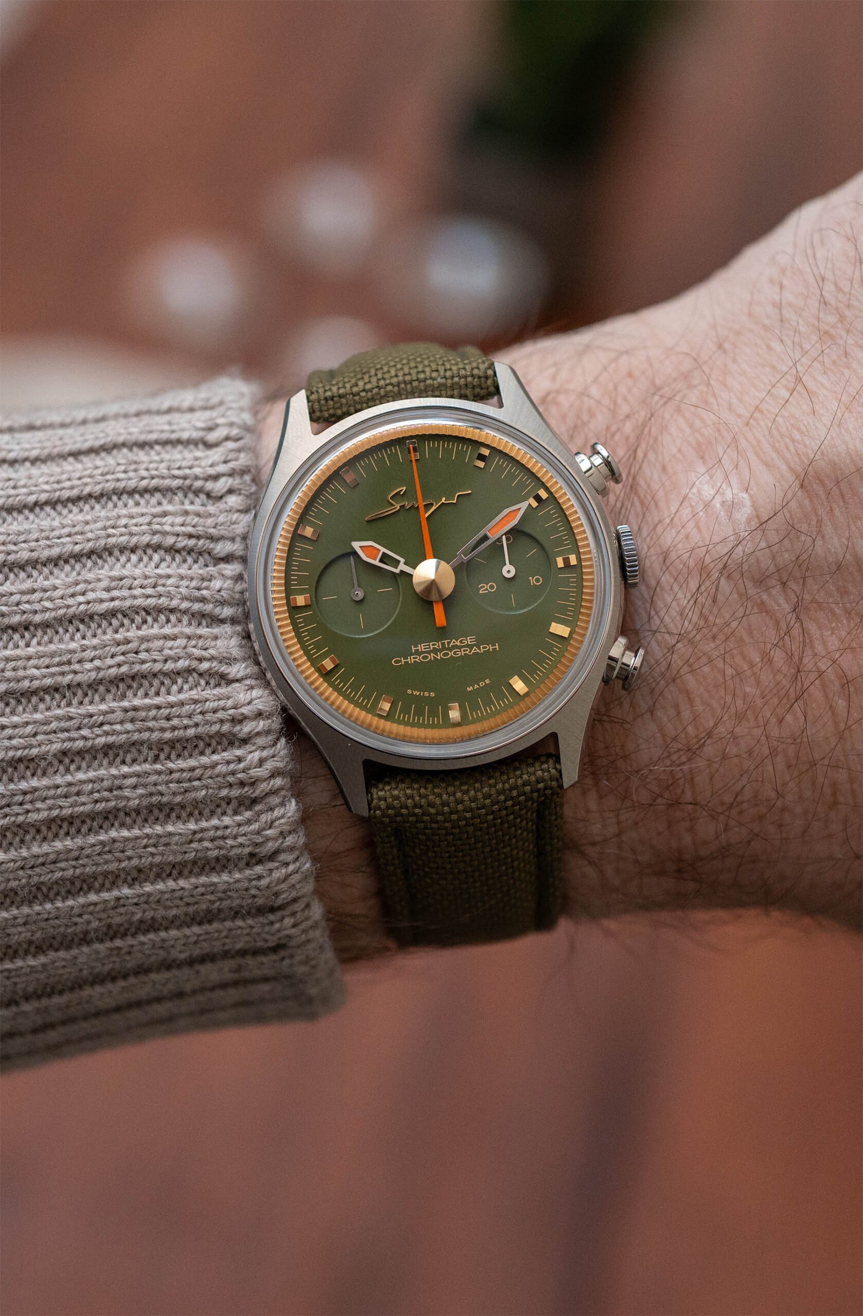 best watches of 2025 — Singer Heritage Chronograph wrist shot