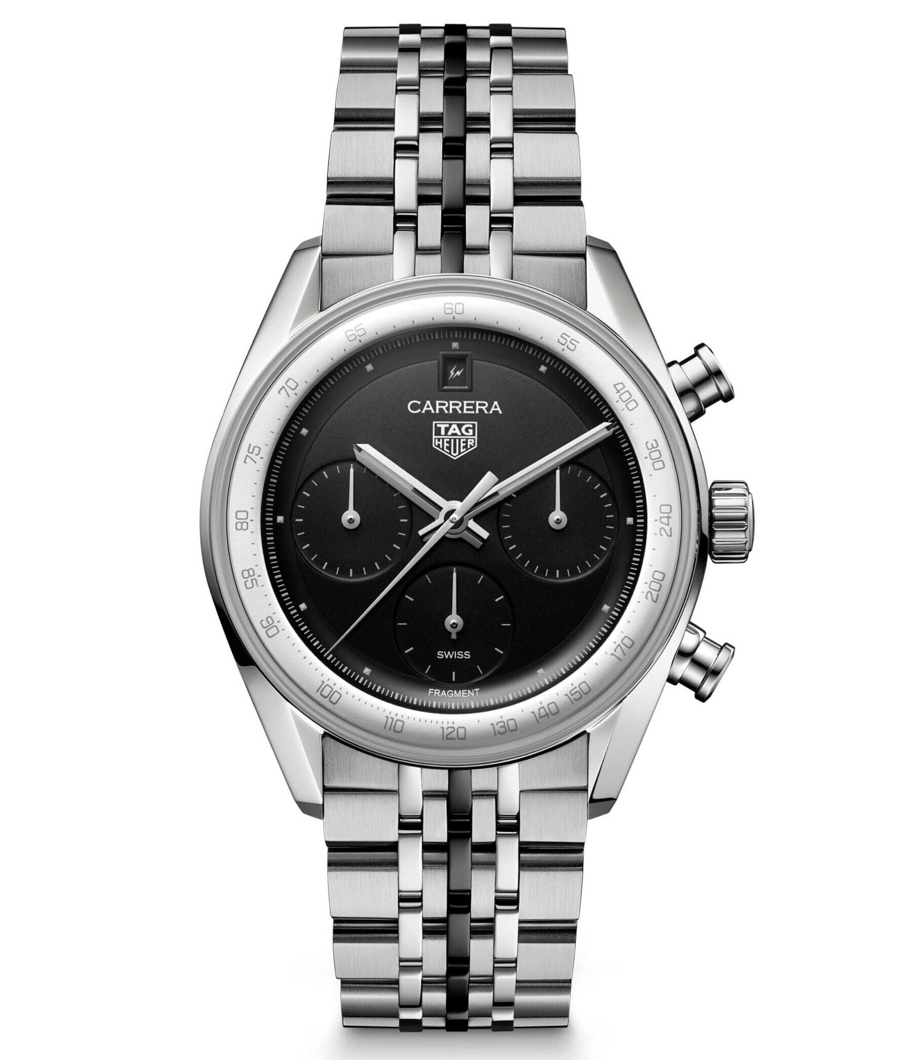 TAG Heuer Carrera Chronograph × Fragment Limited Edition head on