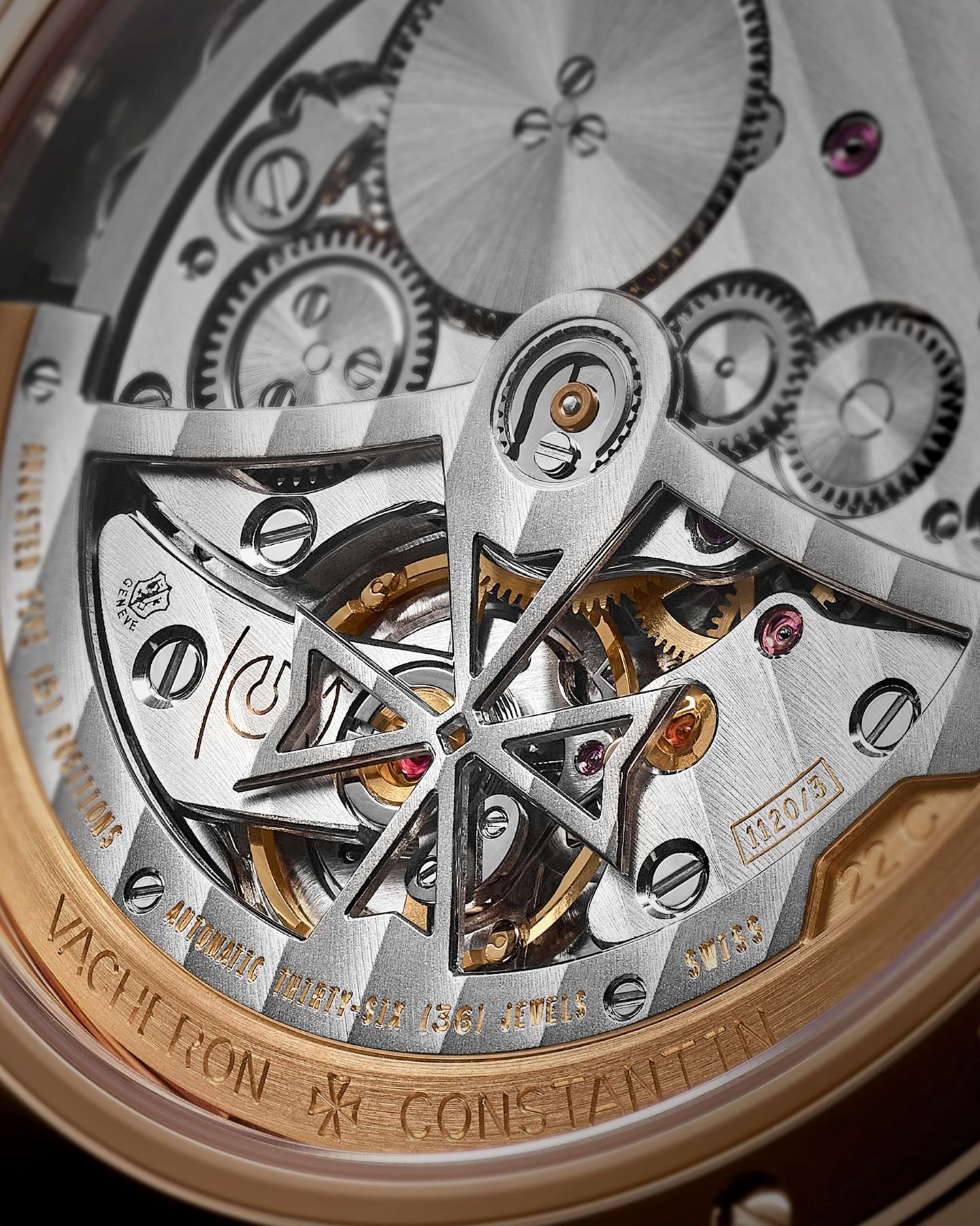 Movement inside the Vacheron Constantin Traditionelle Perpetual Calendar Ultra-Thin