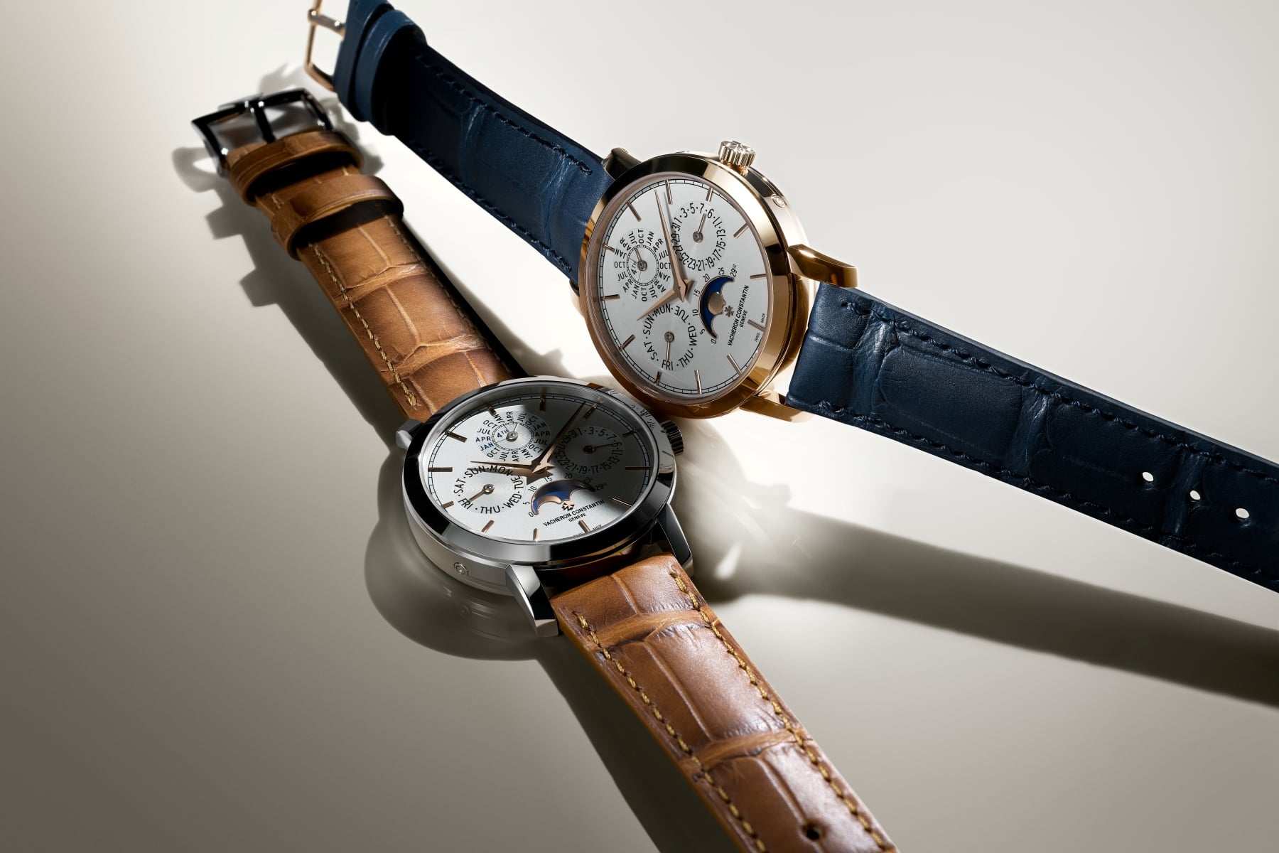 Two Simply Irresistible 36.5mm Vacheron Constantin Traditionelle Perpetual Calendar Ultra-Thin Watches