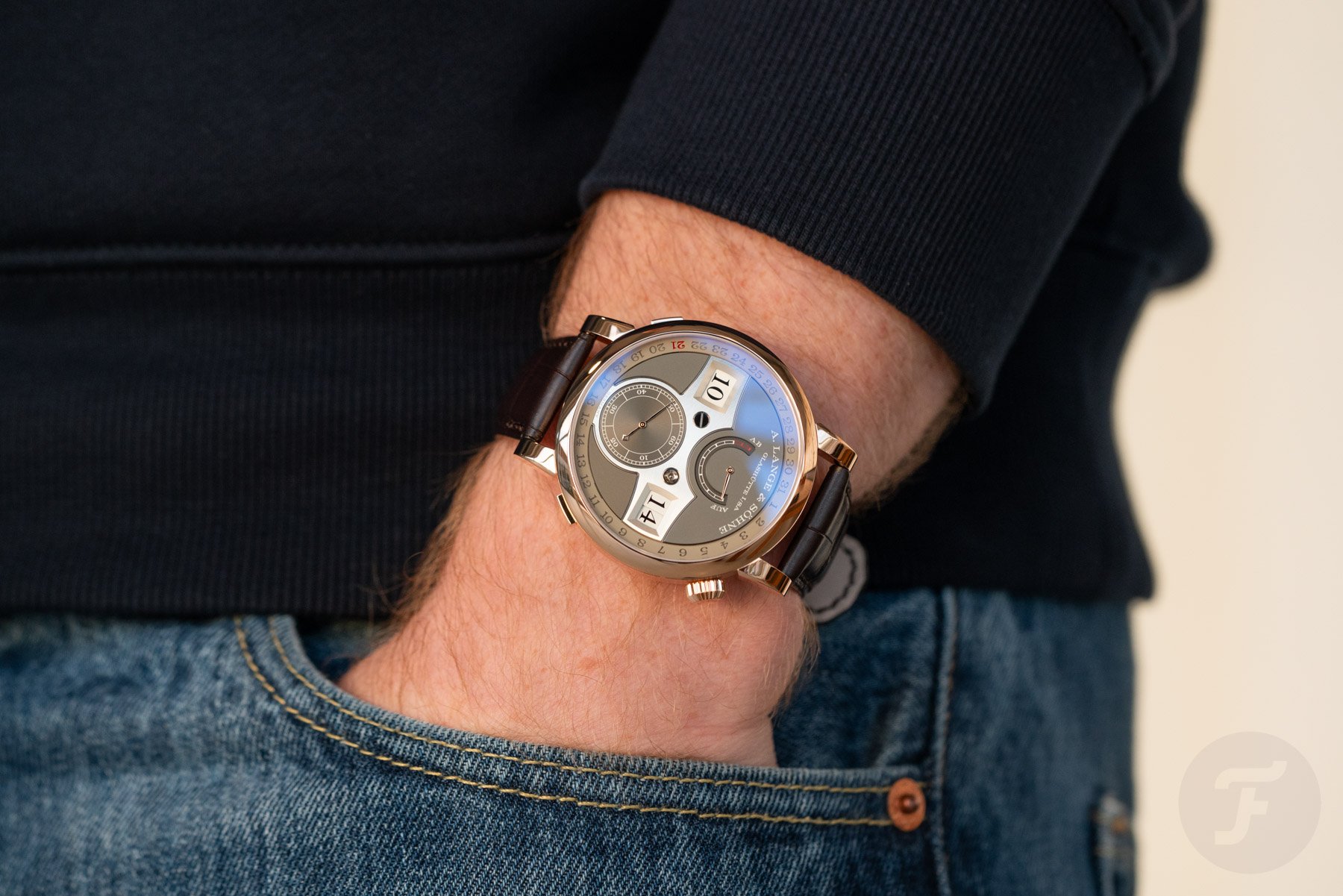 Hands-On With The A. Lange & Söhne Zeitwerk Date In Pink Gold