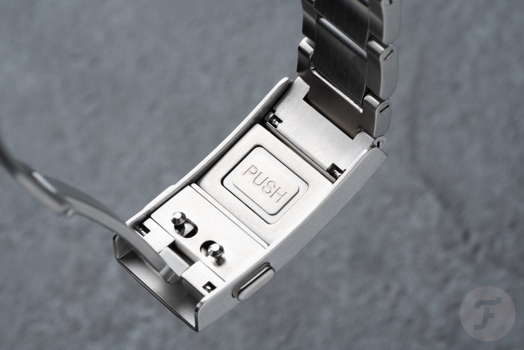 inside clasp of Christopher Ward C63 Sealander Extreme GMT