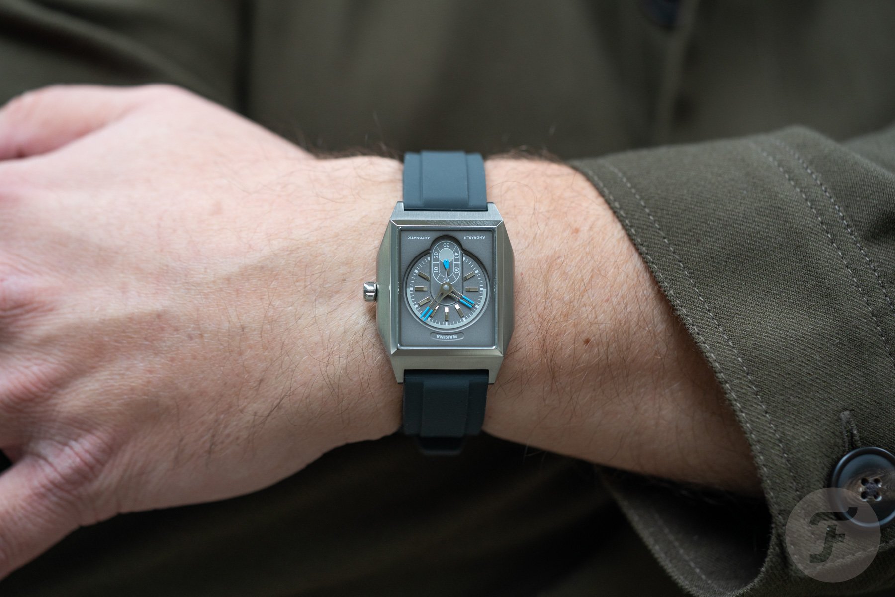 Makina Andras_II Gray on wrist, arms crossed