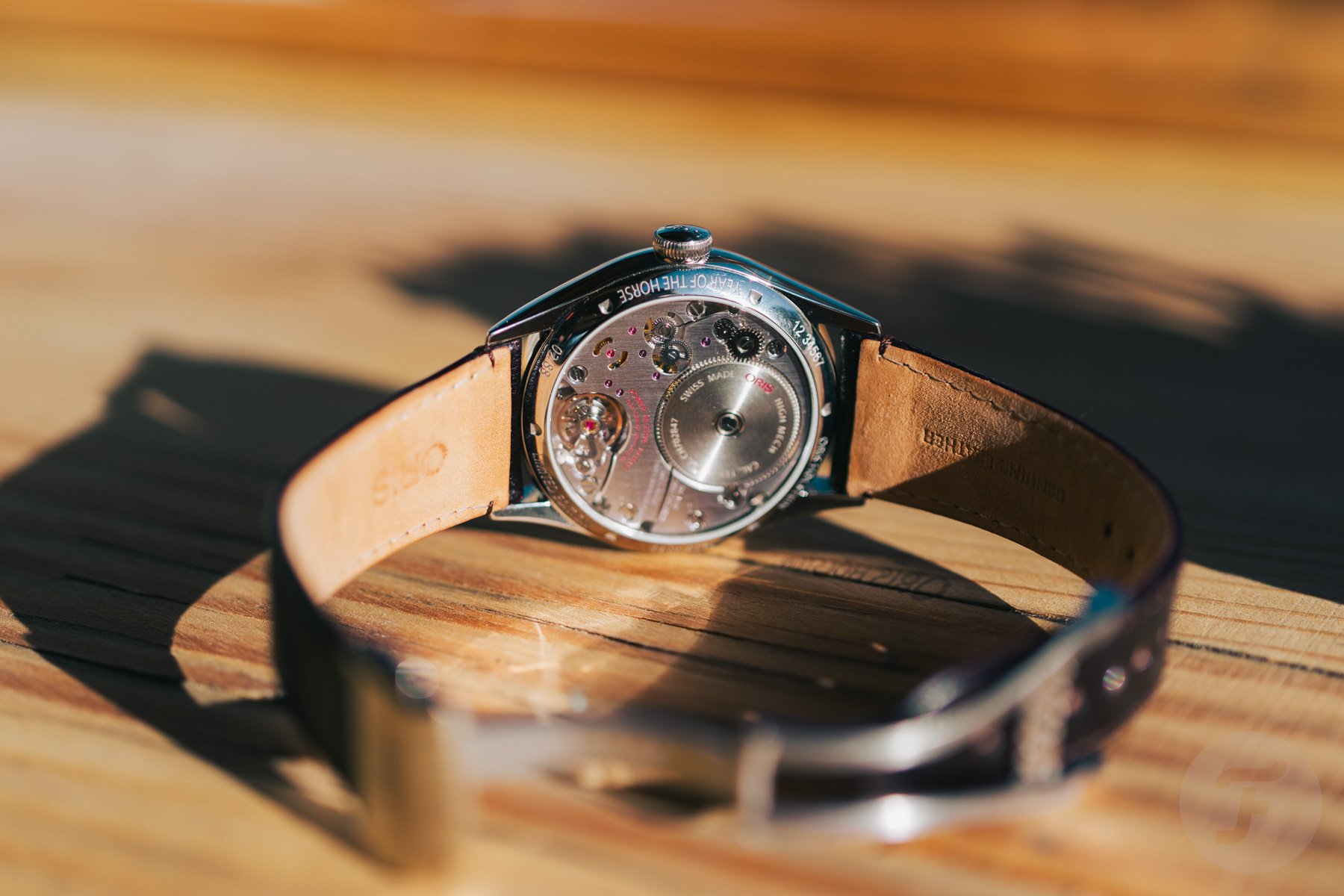 Oris Artelier Year Of The Horse Limited Edition rear view