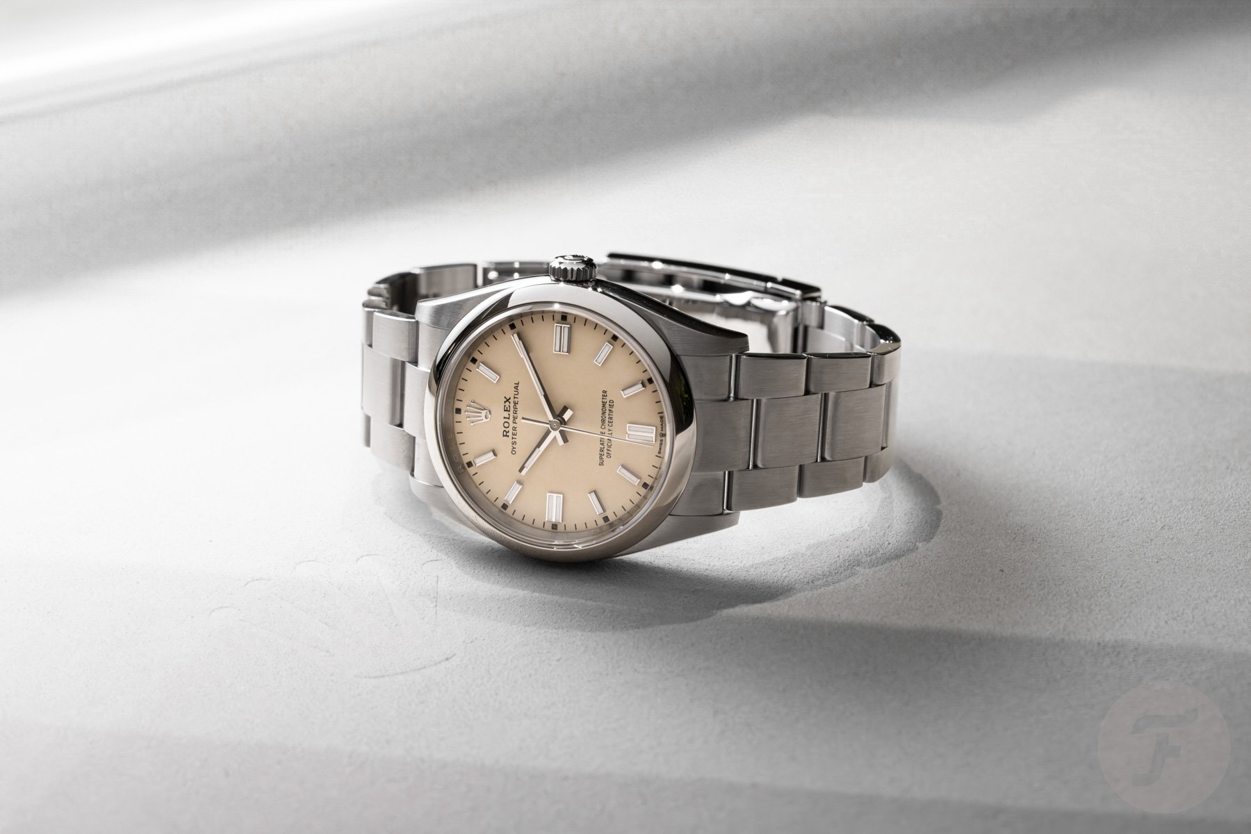 Rolex Oyster Perpetual 36mm beige dial