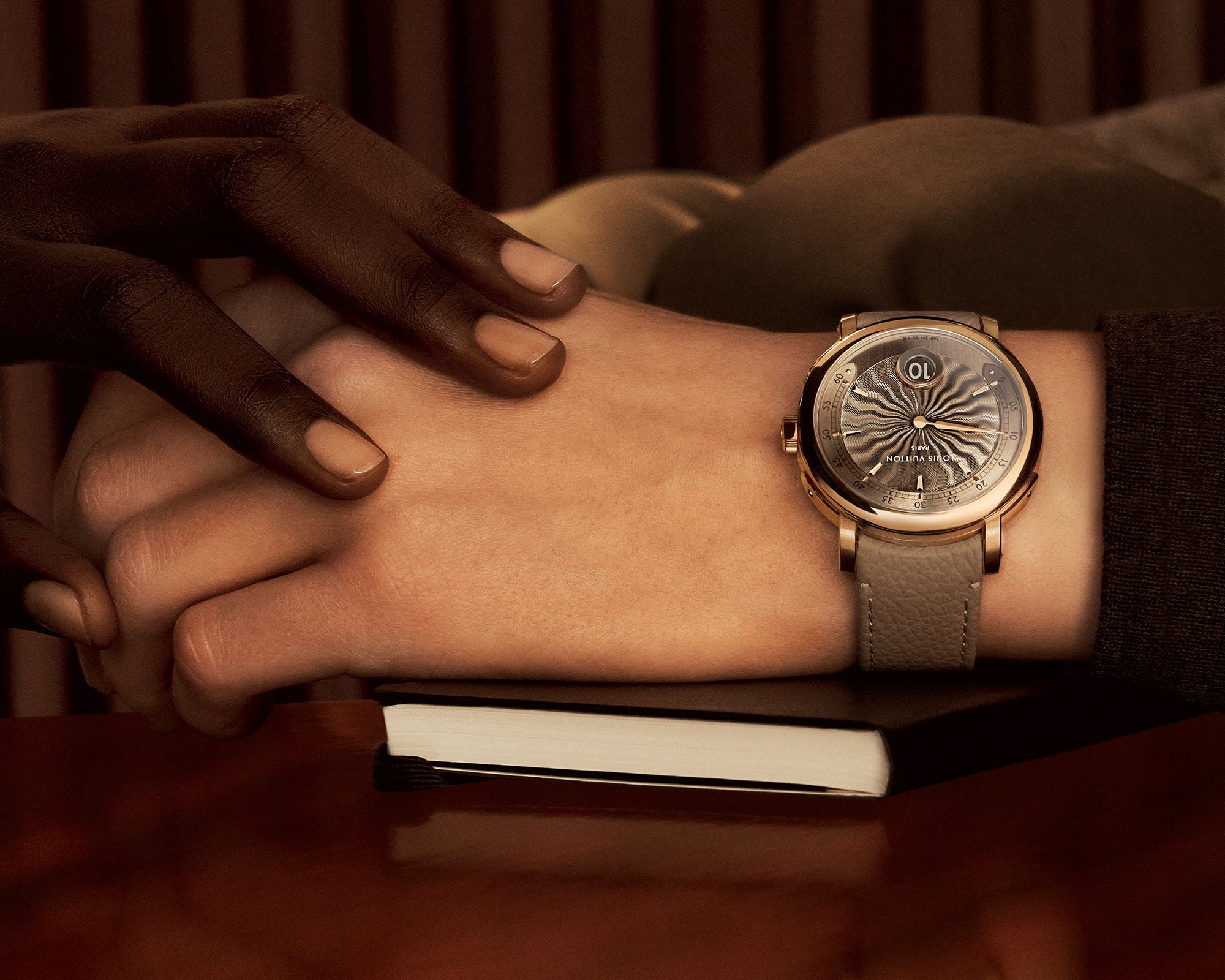 Louis Vuitton Escale Minute Repeater on wrist