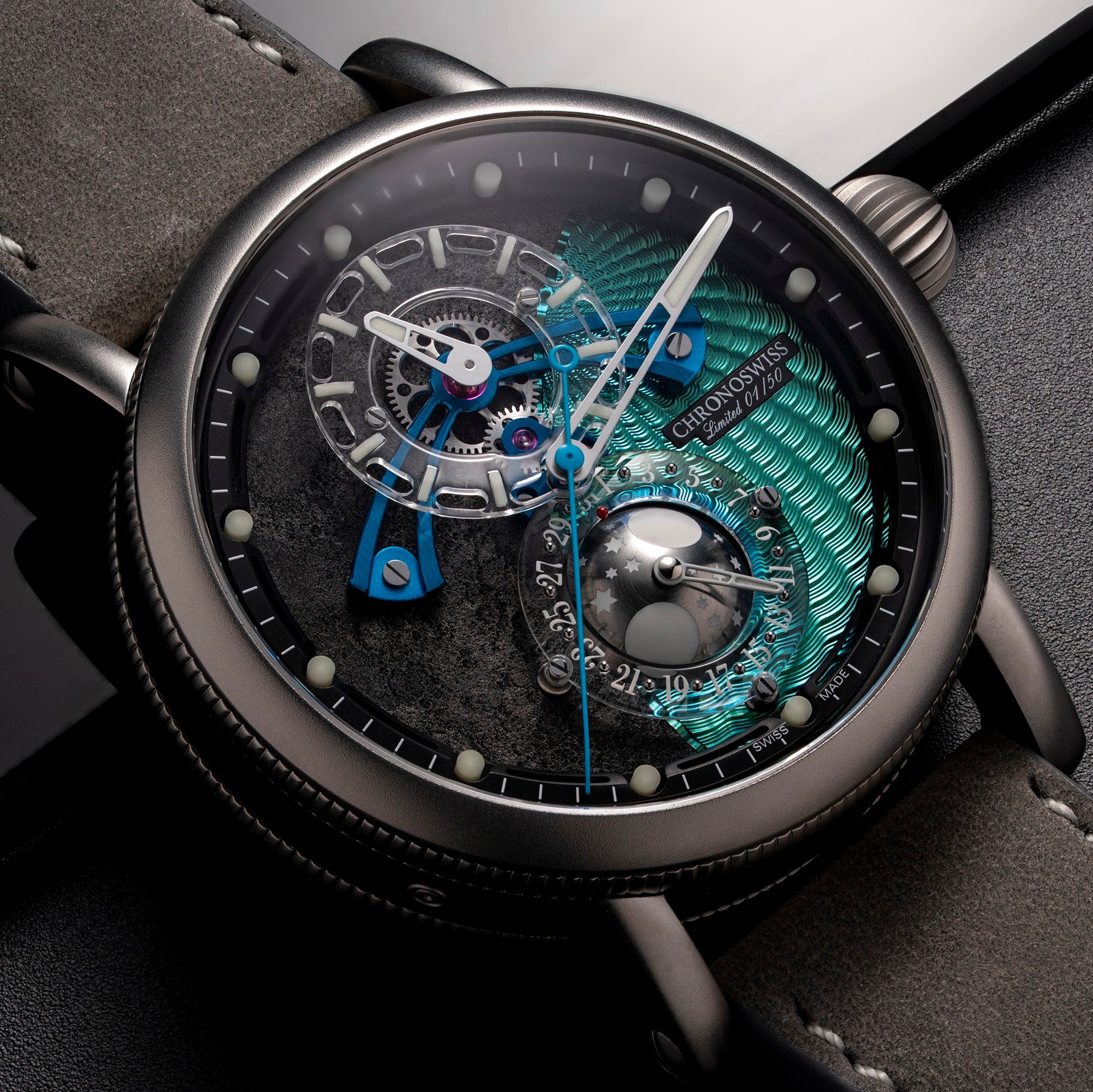 Chronoswiss Space Timer Gravity up close