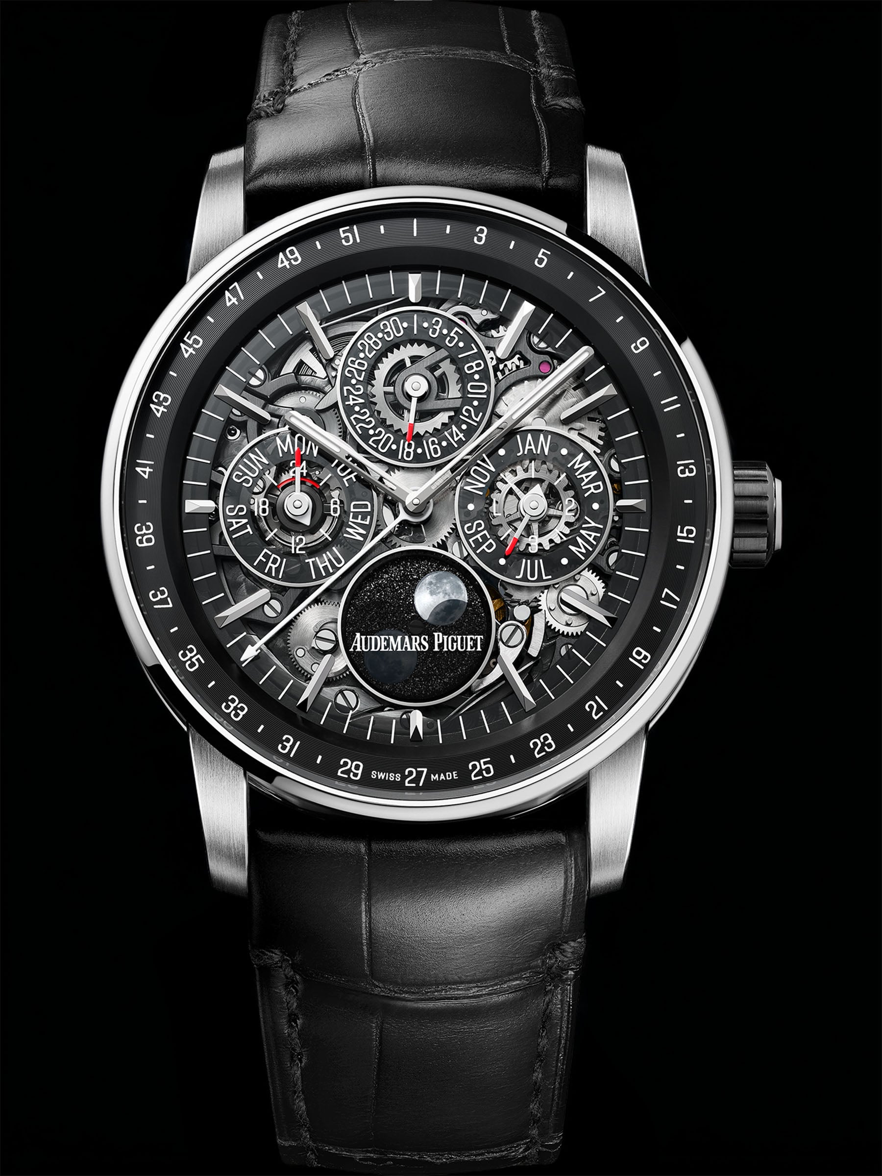 Audemars Piguet Code 11.59 Selfwinding Perpetual Calendar Openworked ref. 26443NB.OO.D002CR.01 soldier shot