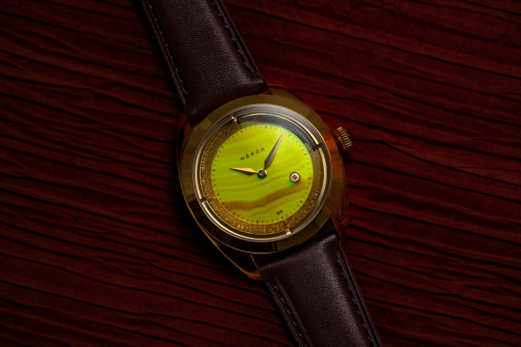 low-light shot of the Héron Mirabel Firehorse