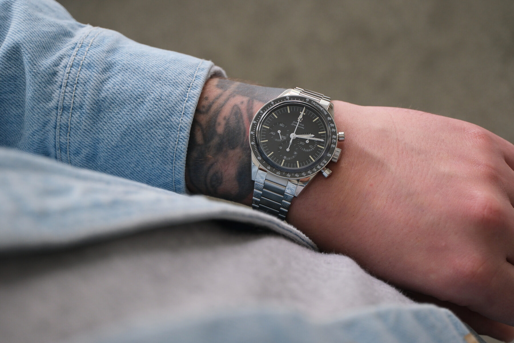 Omega Speedmaster Calibre 321 on wrist