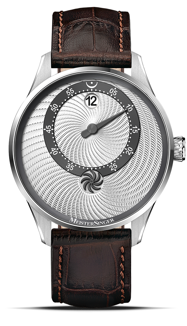 MeisterSinger Panthero Jumping Hour Guillochè soldier