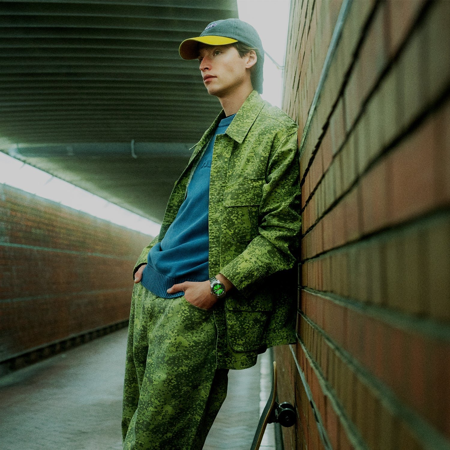 Seiko 5 Sports SRPM09 HUF Limited Edition lifestyle shot