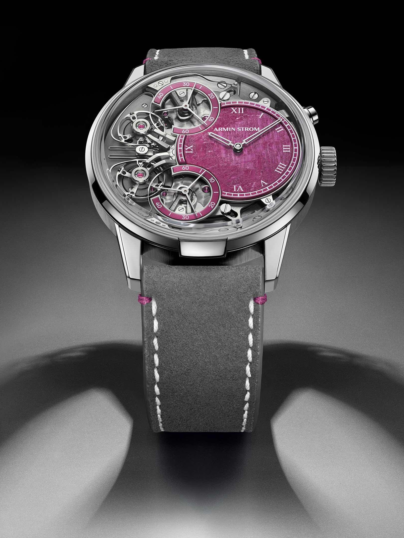 Armin Strom Mirrored Force Resonance Ruby upright