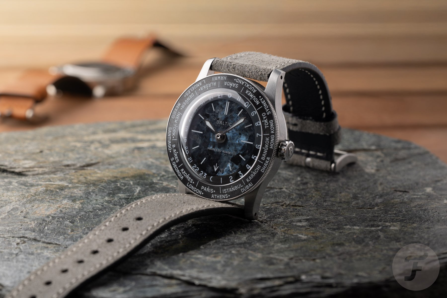 surprising releases 2026 — Baltic Heures du Monde labradorite on a stone