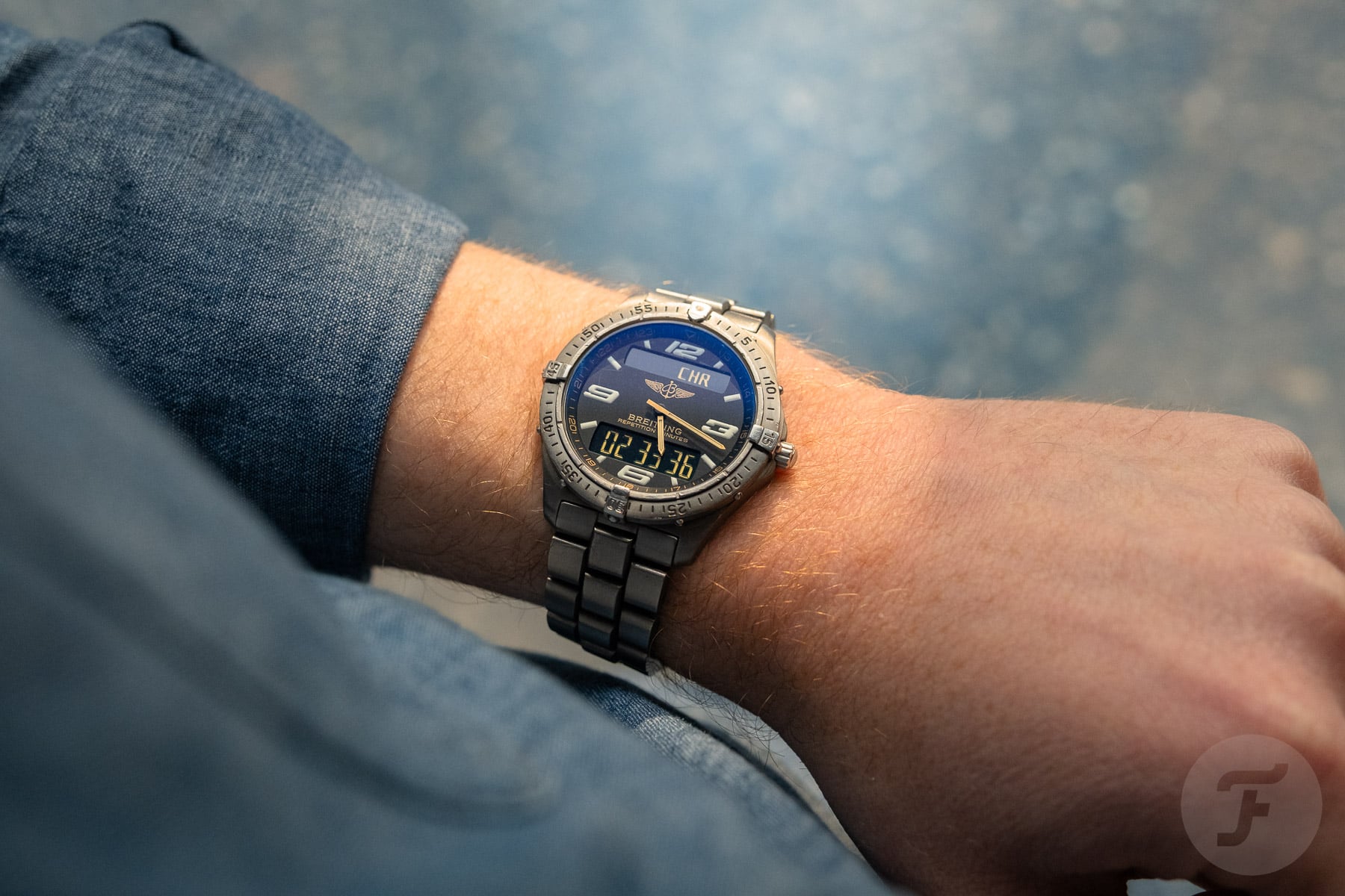 Breitling Aerospace F65362 wrist shot