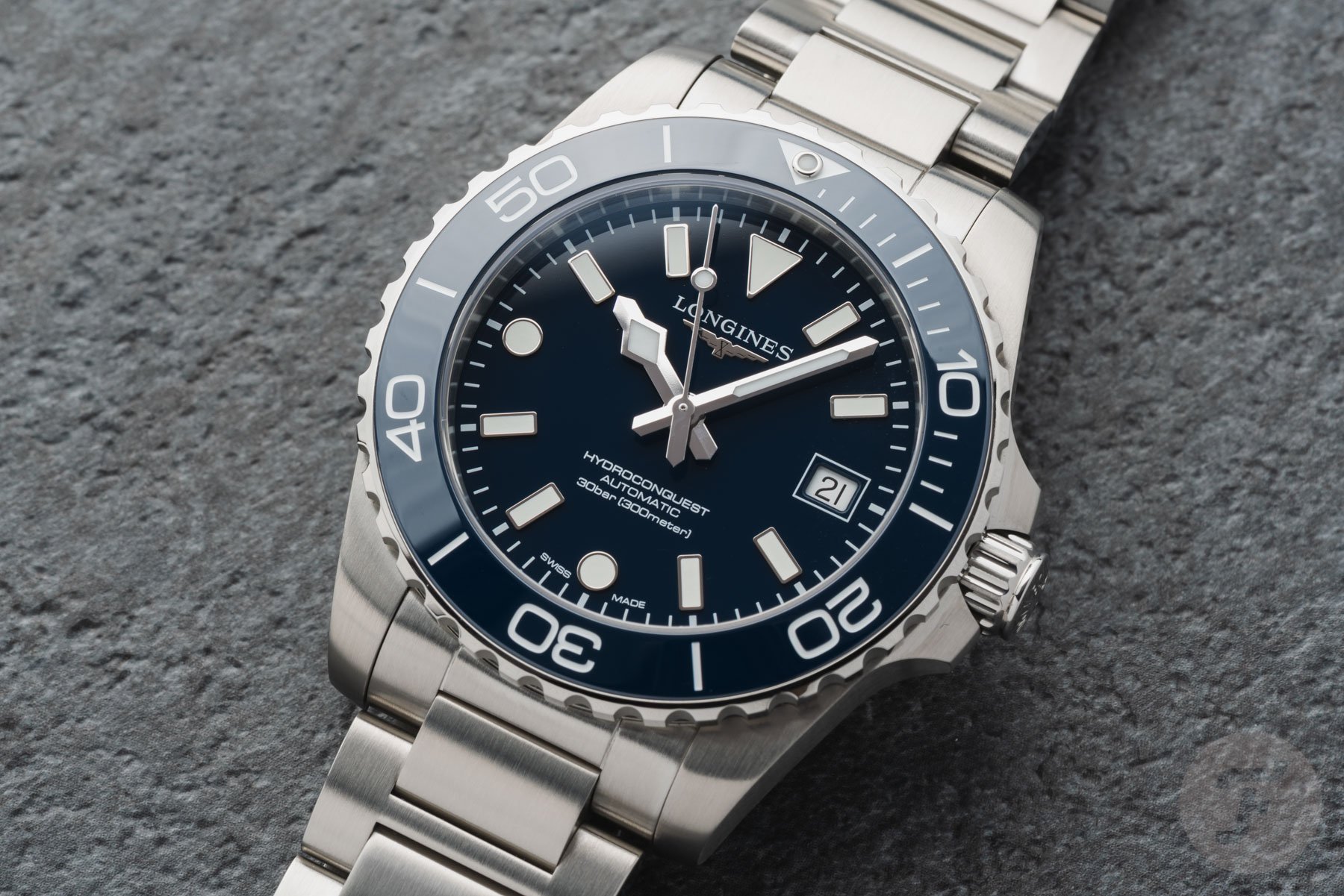 Longines Hydroconquest dial